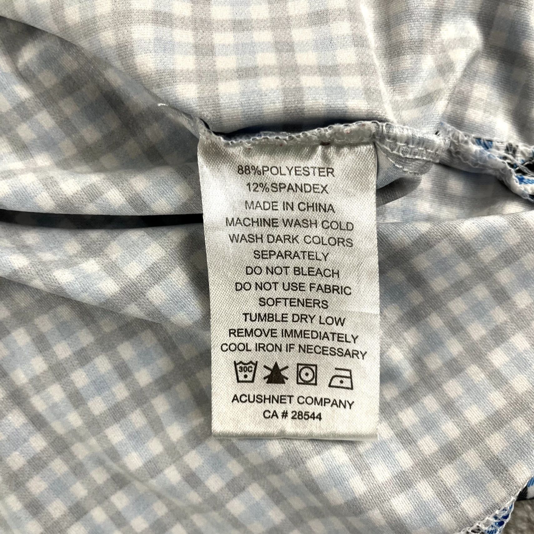 Footjoy FootJoy Polo Shirt Mens XL Blue Black Plaid Eagle Creek Golf Club Sport Polo Size US XL / EU 56 / 4 - 6 Thumbnail