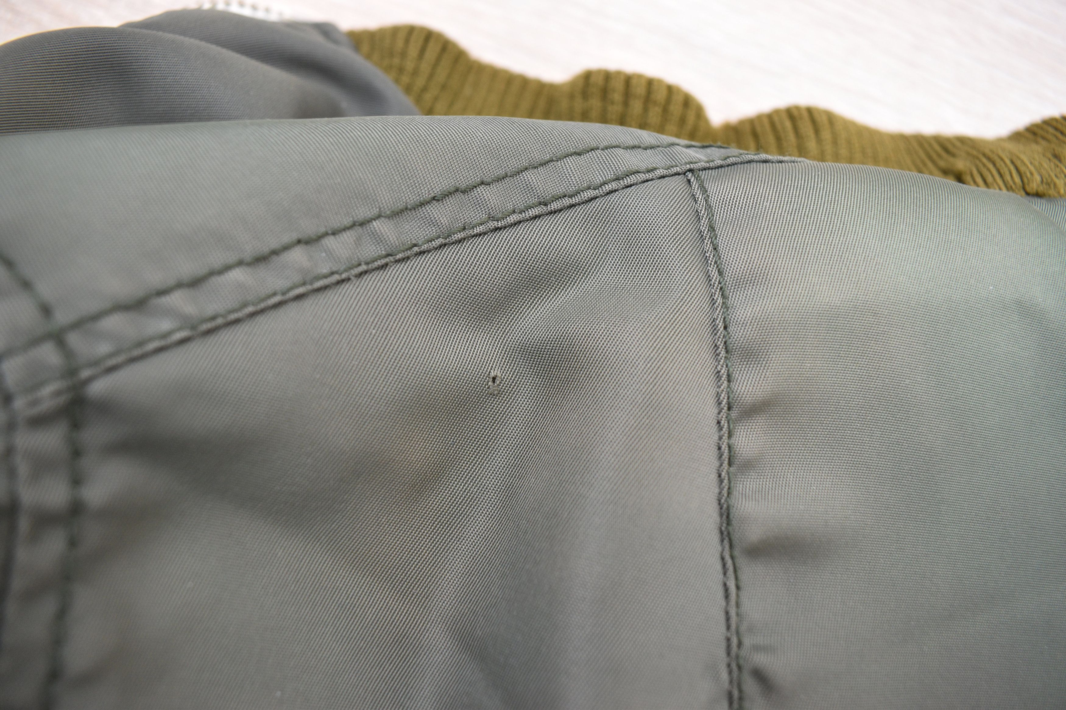 Helmut Lang aw97 Green Olive Faded Bomber Jacket