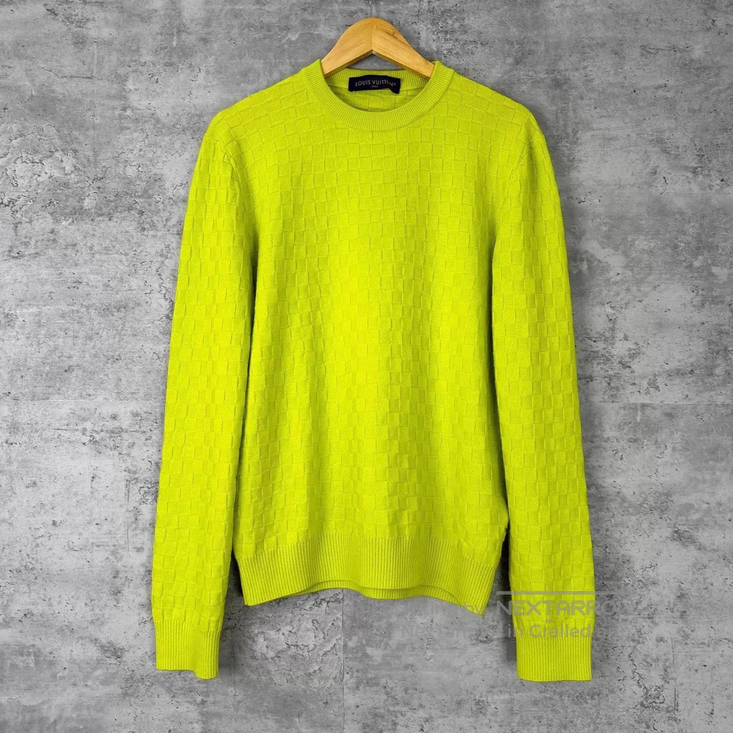 Louis Vuitton Bright Checkered Long Sleeve Sweater. Size US M / EU 48-50 / 2 - 1 Thumbnail