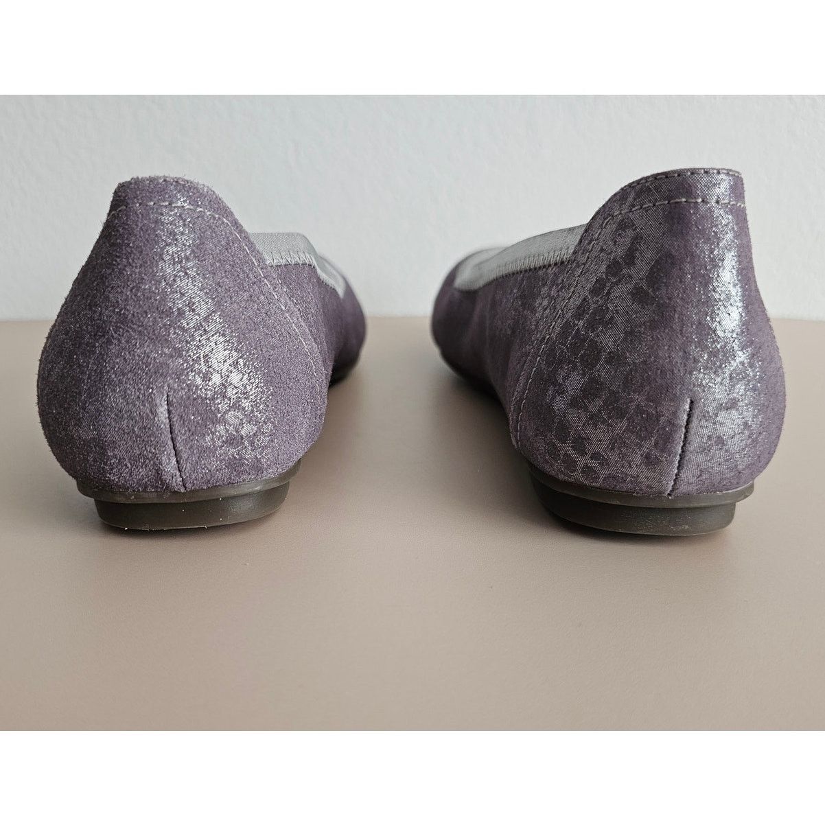 Vionic VIONIC Leather Caroll Purple Ballet Flats w/Arch Support 8 Size US 8 / IT 38 - 4 Thumbnail