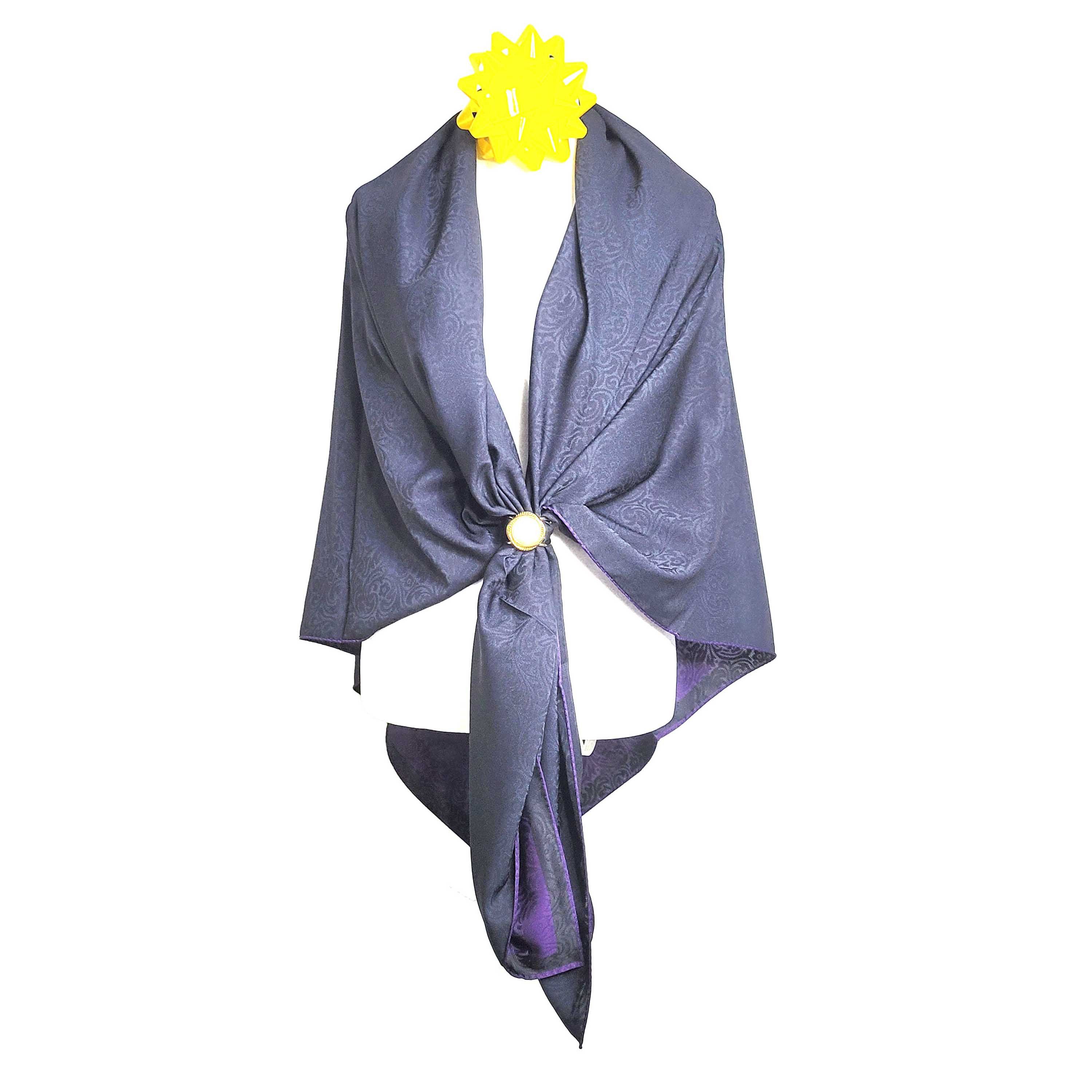 Other NWT Double Sided Silk Scarf 52"x52" Large Square Wrap 3225 Size ONE SIZE - 9 Thumbnail