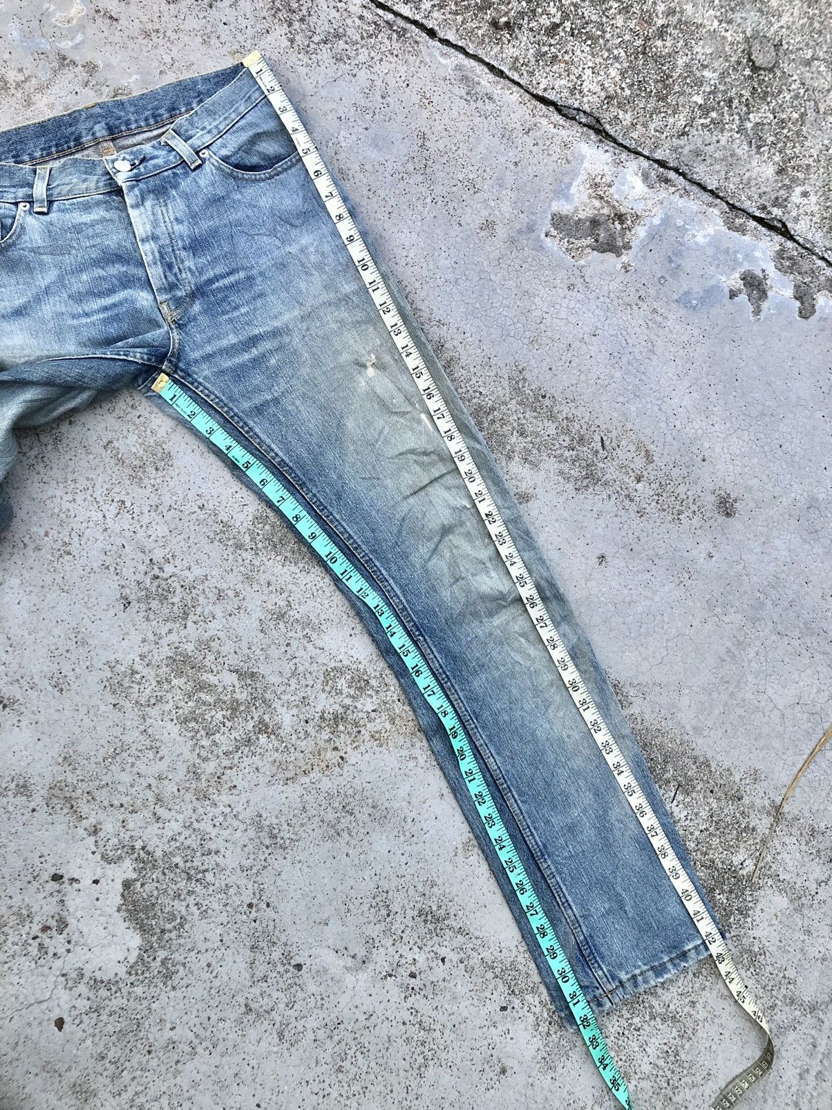 Helmut Lang VTGE HELMUT LANG DISTRESSED DENIM Size US 30 / EU 46 - 19 Thumbnail