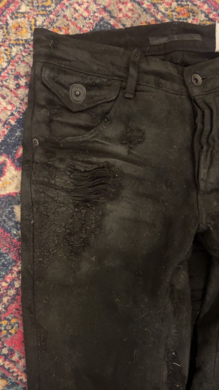 Julius waxed distressed ring denim 09 protection_ism