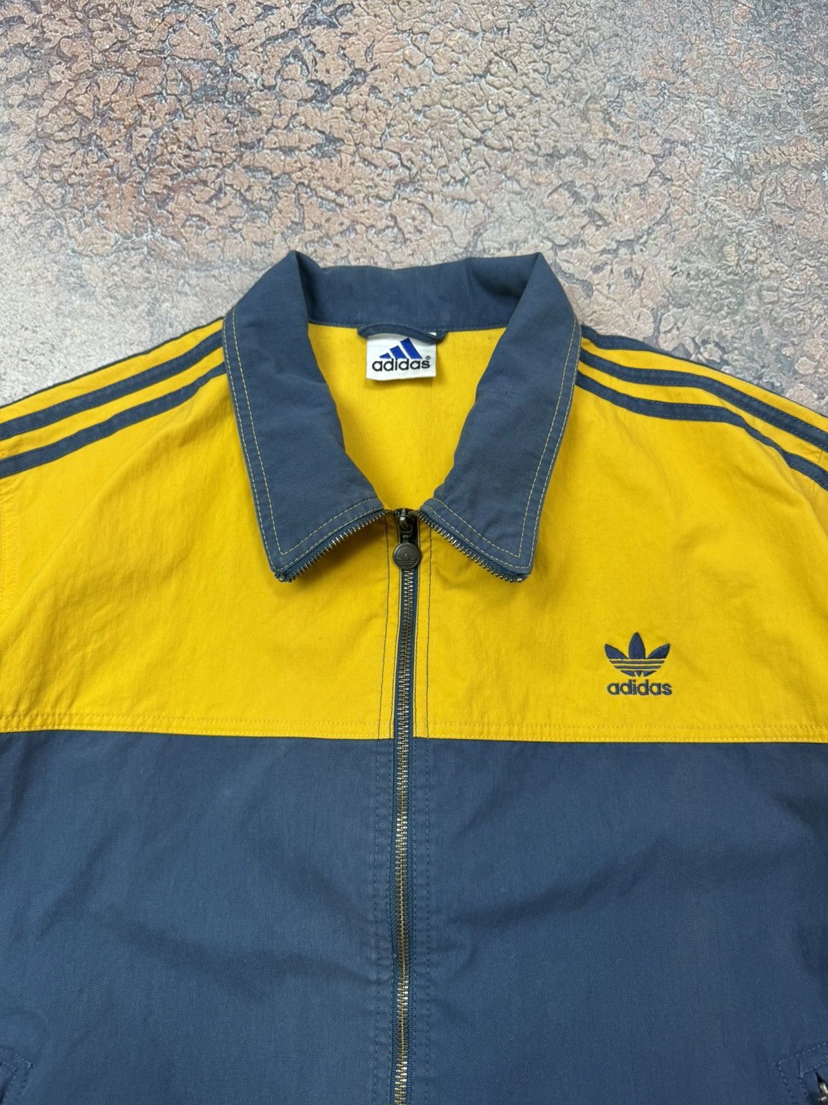 Adidas Vintage Adidas Denim Yellow/black Avantgarde Overshirt Size US L / EU 52-54 / 3 - 6 Thumbnail