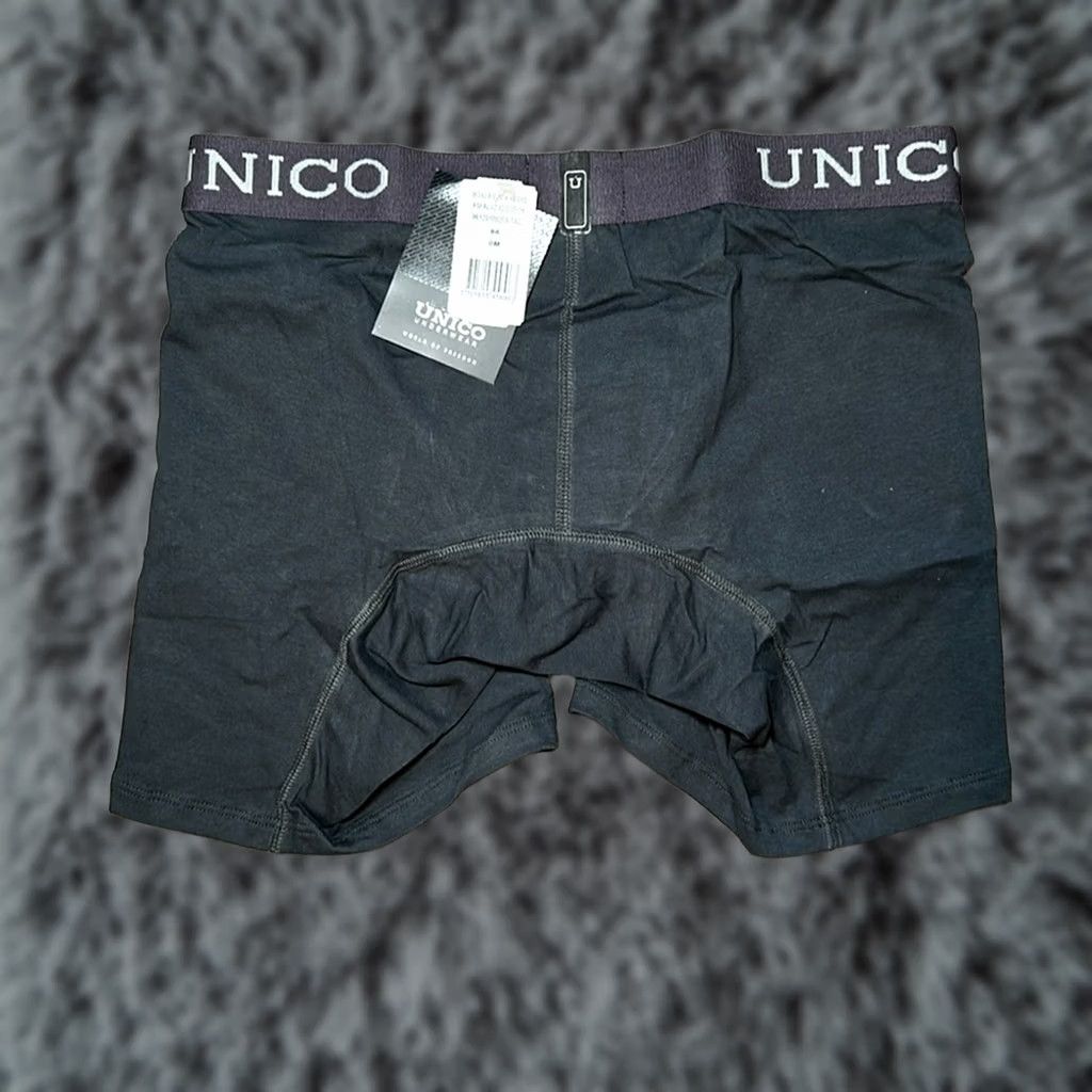 Vintage Unico Boxer Copa Medio Asfalto Algodon Boxer Brief Medium Black Mens Shirt? Size 40R - 1 Thumbnail