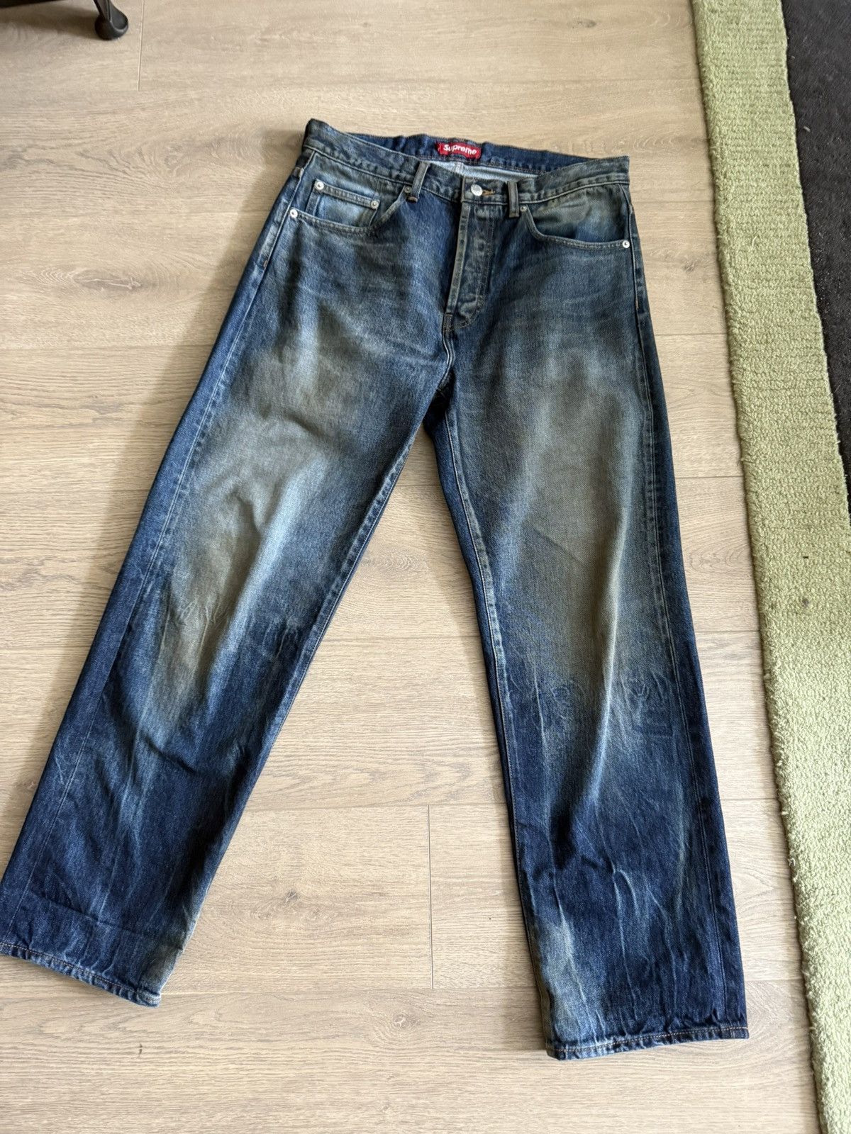 Supreme Supreme Selvedge Loose Fit Denim Size US 32 / EU 48 - 2 Thumbnail
