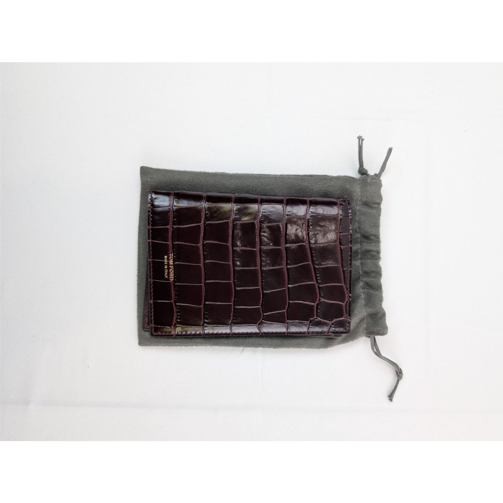 Tom Ford o1rshd1 Q:2 / Size: OS / Wallet in Burgundy Size ONE SIZE - 7 Thumbnail