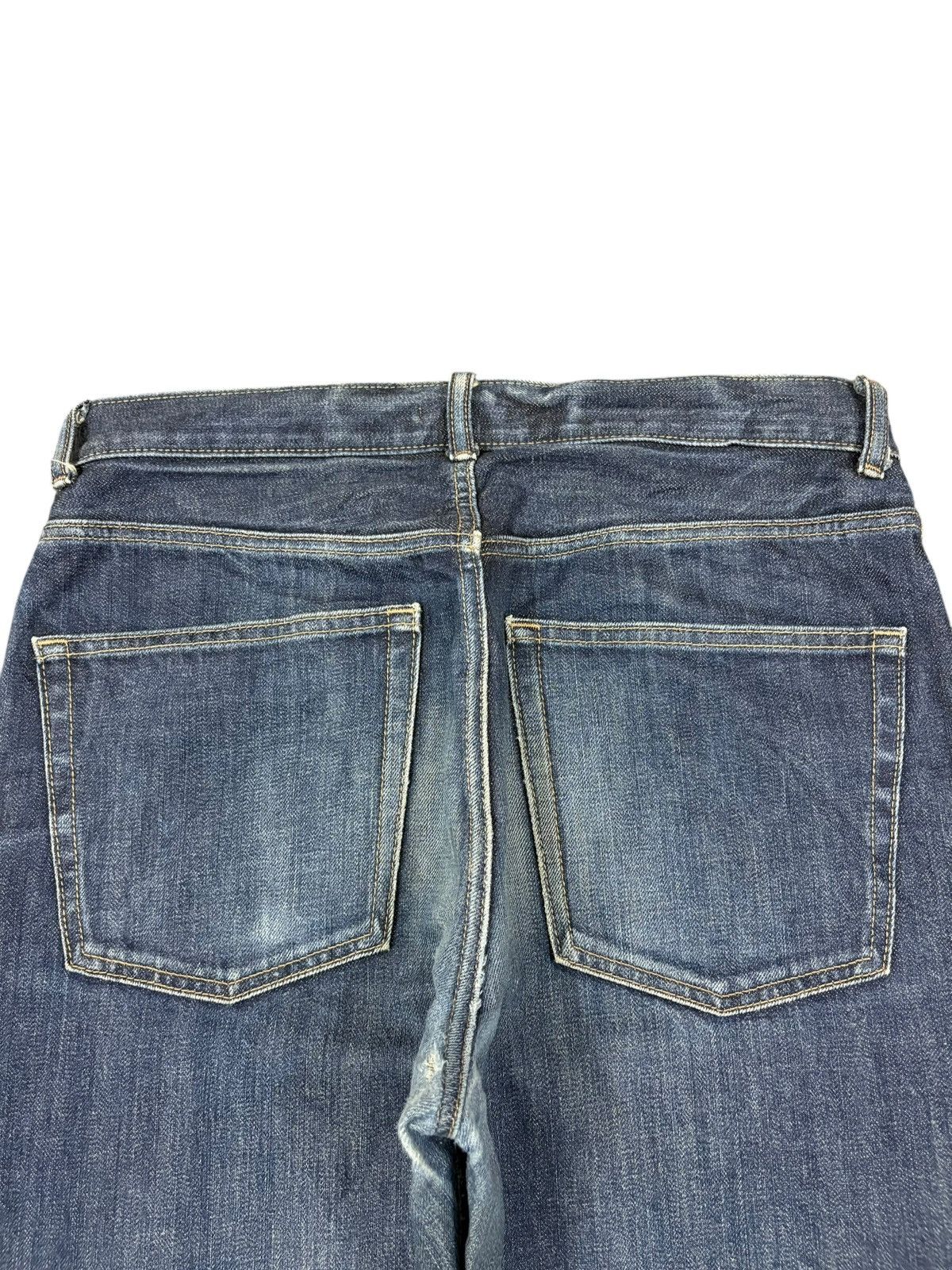 Lemaire × Uniqlo Vintage Uniqlo Lemaire Selvedge Blue Wash Loose Jeans Size US 31 - 9 Thumbnail