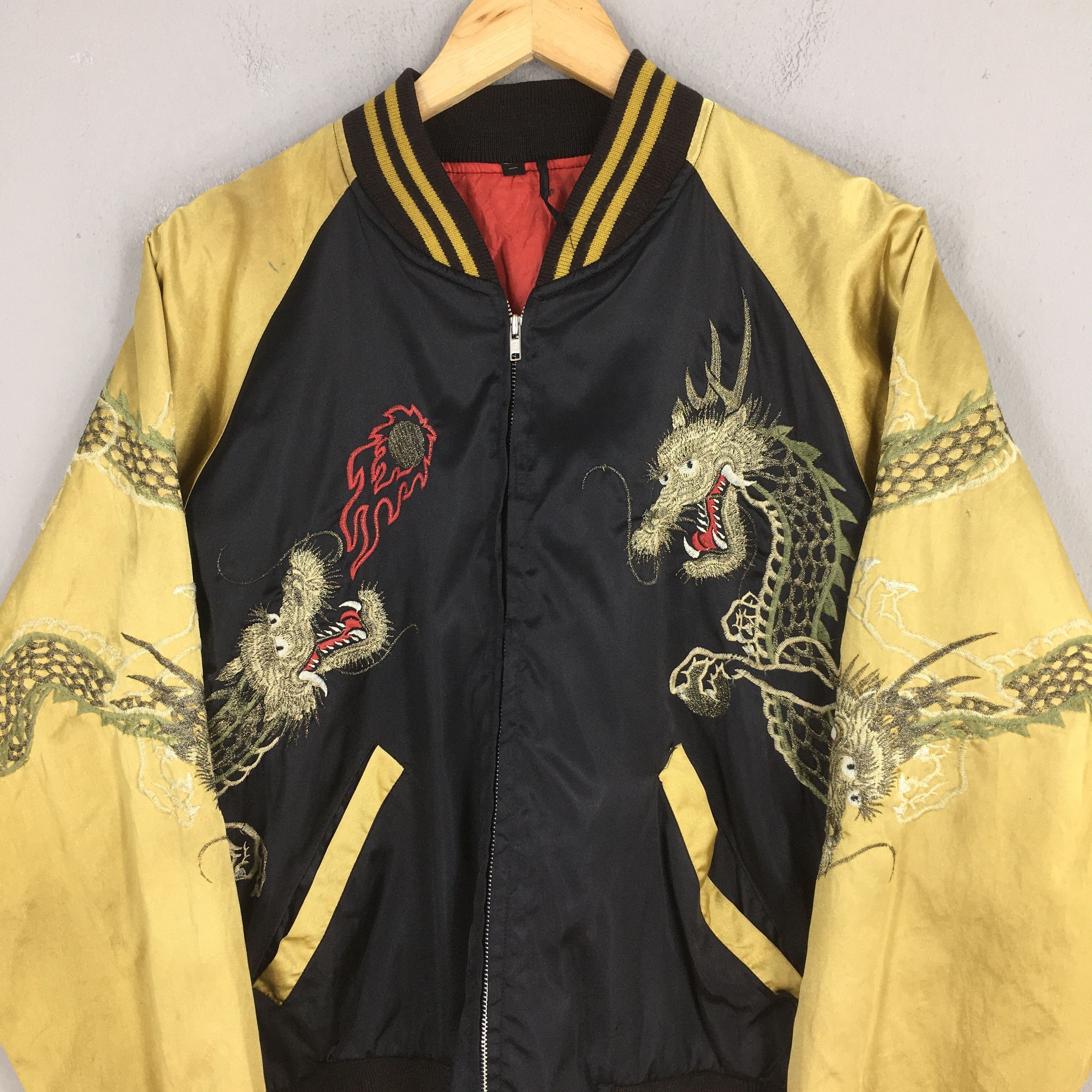 Japanese Brand Vintage 80s Sukajan Yokosuka Dragon Souvenir Jacket M Size US M / EU 48-50 / 2 - 2 Thumbnail