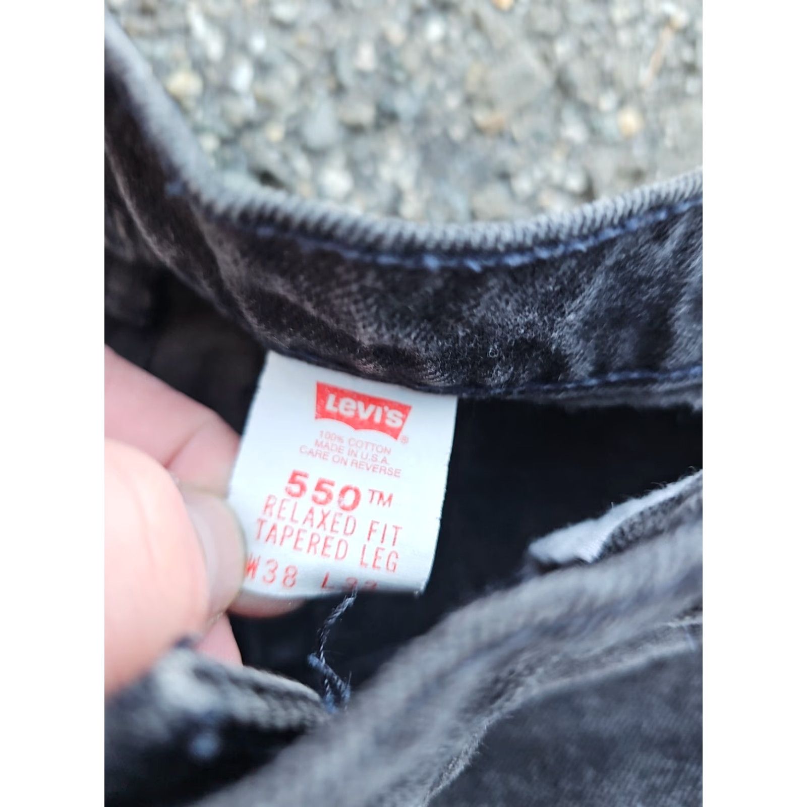 Levi's VINTAGE Levi’s 505 Jeans Pants Regular 38 X 32 Black 5-Pocket Design Mens Wide Range Distressed Not N/A Size US 38 / EU 54 - 5 Thumbnail