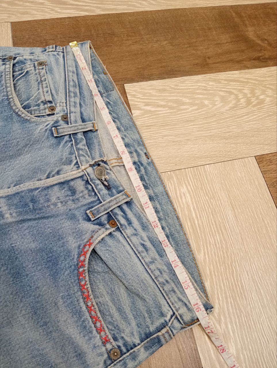 Levi's Vintage Clothing RARE LEVI'S VINTAGE 501 SELVEDGE CUSTOM BLUE DENIM JEANS Size US 34 / EU 50 - 17 Thumbnail