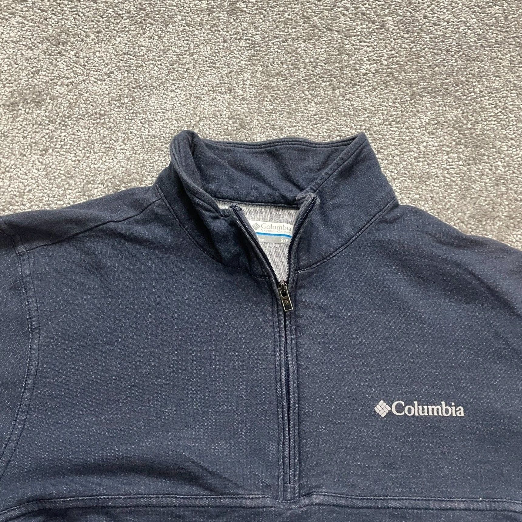 Vintage Columbia Omni Wick Sweatshirt Mens Small Blue 1/4 Zip High Neck Pullover Jacket Size US S / EU 44-46 / 1 - 3 Thumbnail