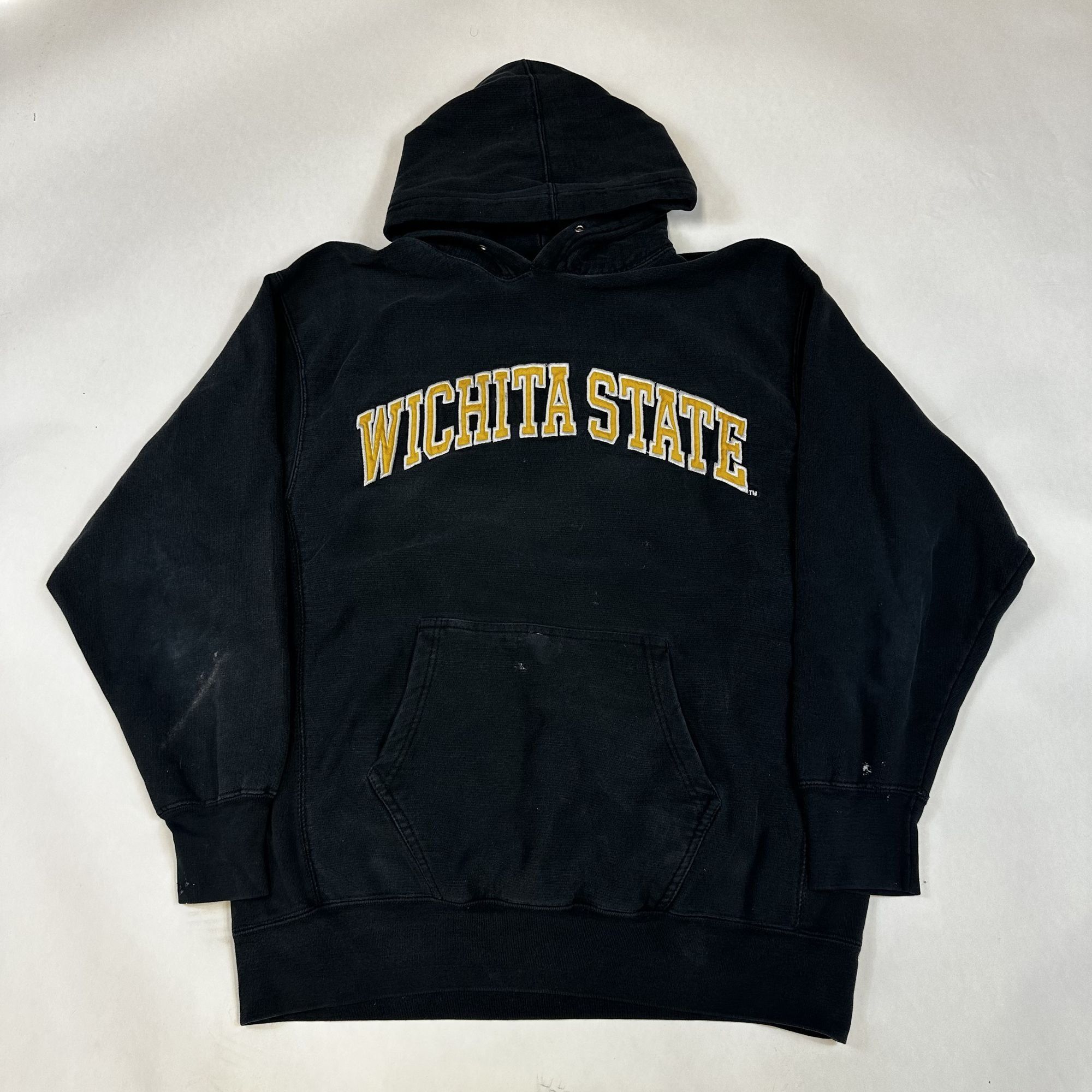 Vintage Steve & Barrys Wichita State Hoodie XL Black Cotton/Polyeste Size US XL / EU 56 / 4 - 1 Preview