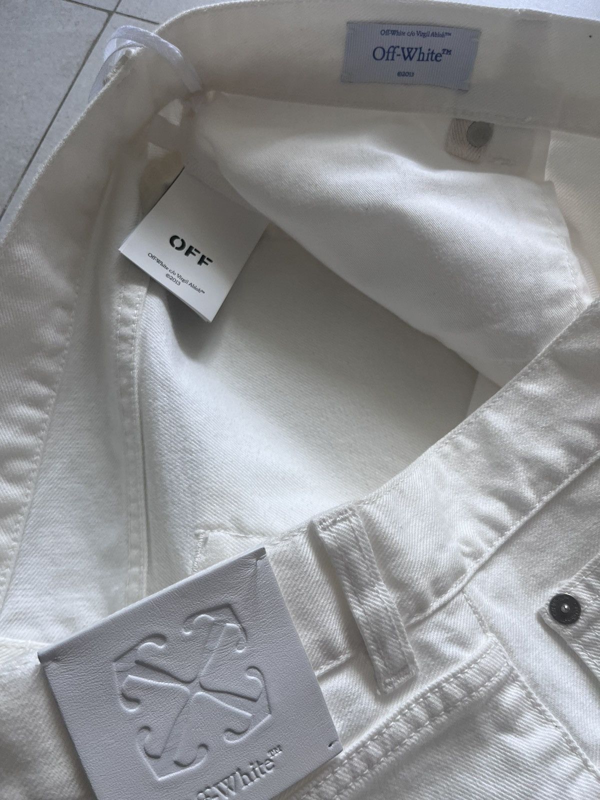 Off-White Off White hybrid denim Size US 33 - 3 Thumbnail