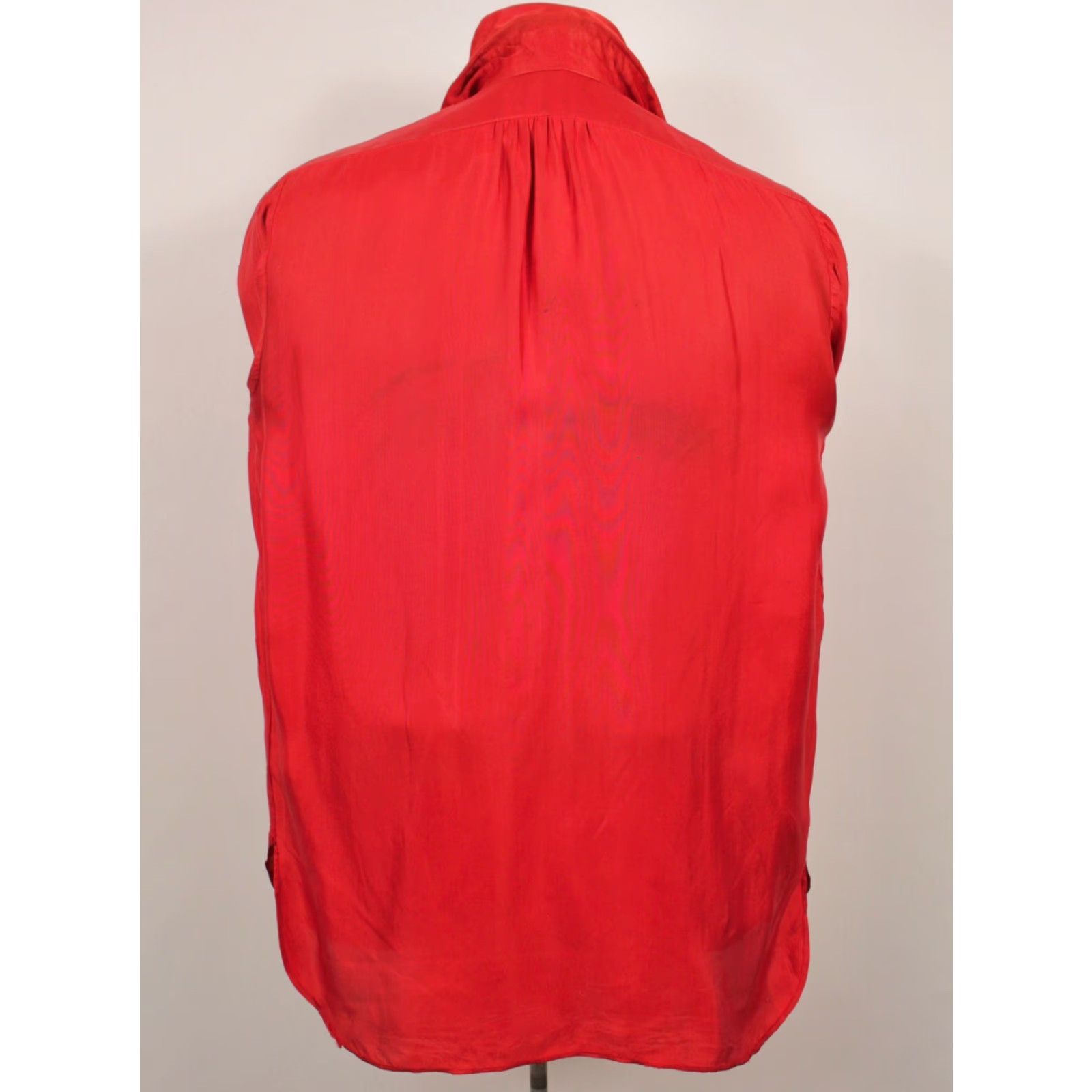 Vintage VINTAGE Men's VTG 30s Red Satin Button Down Shirt Sz M 1930s Western Size US M / EU 48-50 / 2 - 3 Thumbnail