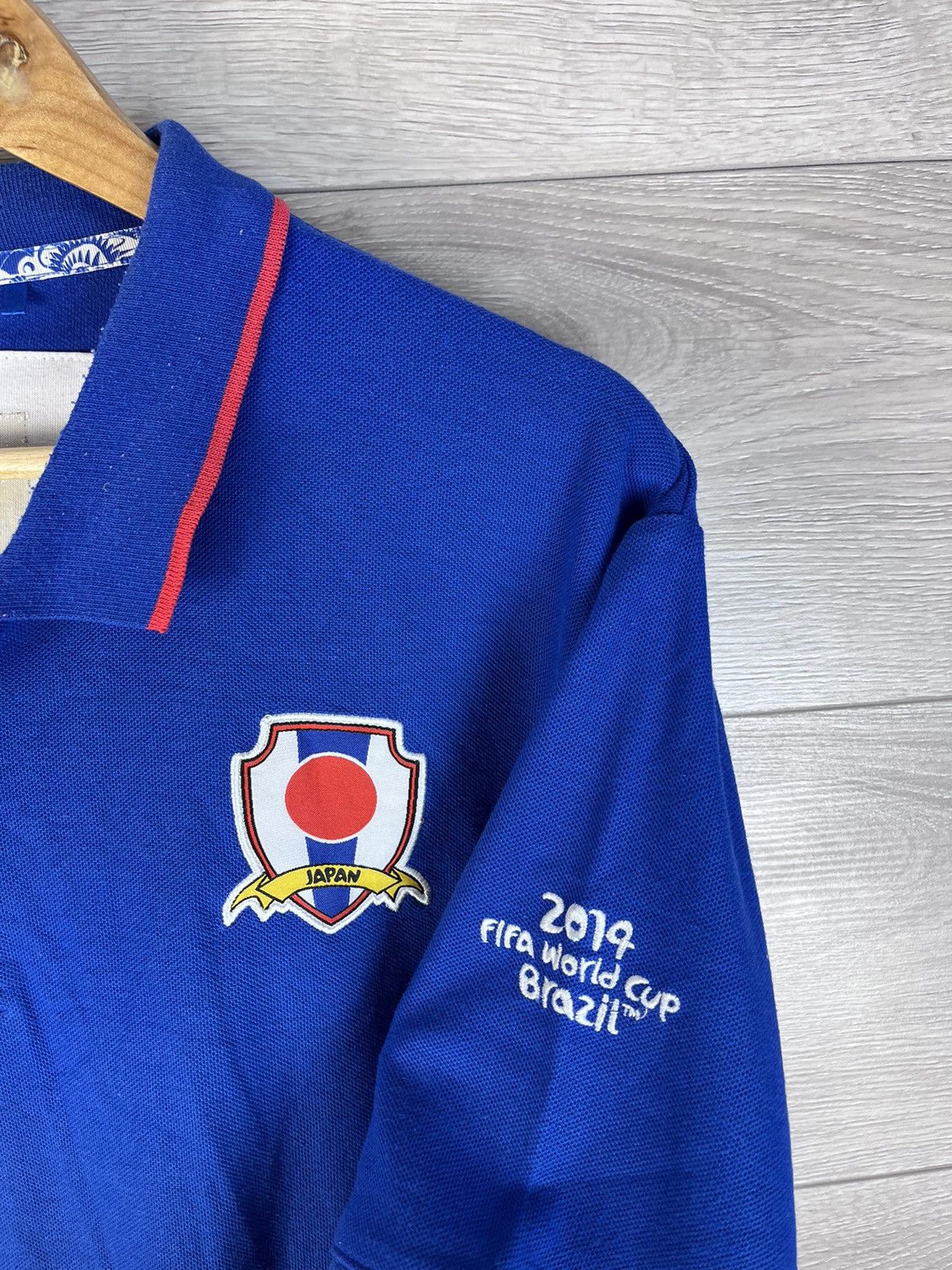 Japanese Brand Men’s polo Japan FIFA World Cup Brazil 2019 size Xl Size US XL / EU 56 / 4 - 5 Thumbnail