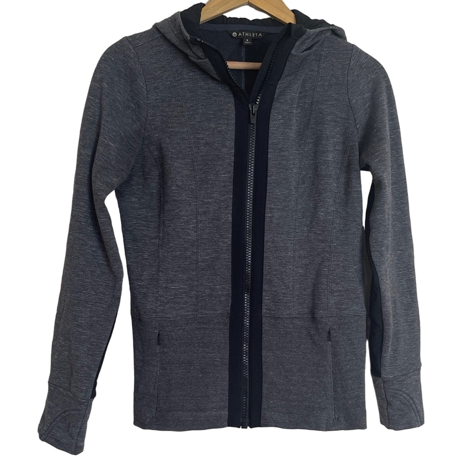 Athleta Athleta Victory Hoodie Thumbholes Zip Up Jacket Size S / US 4 / IT 40 - 1 Thumbnail