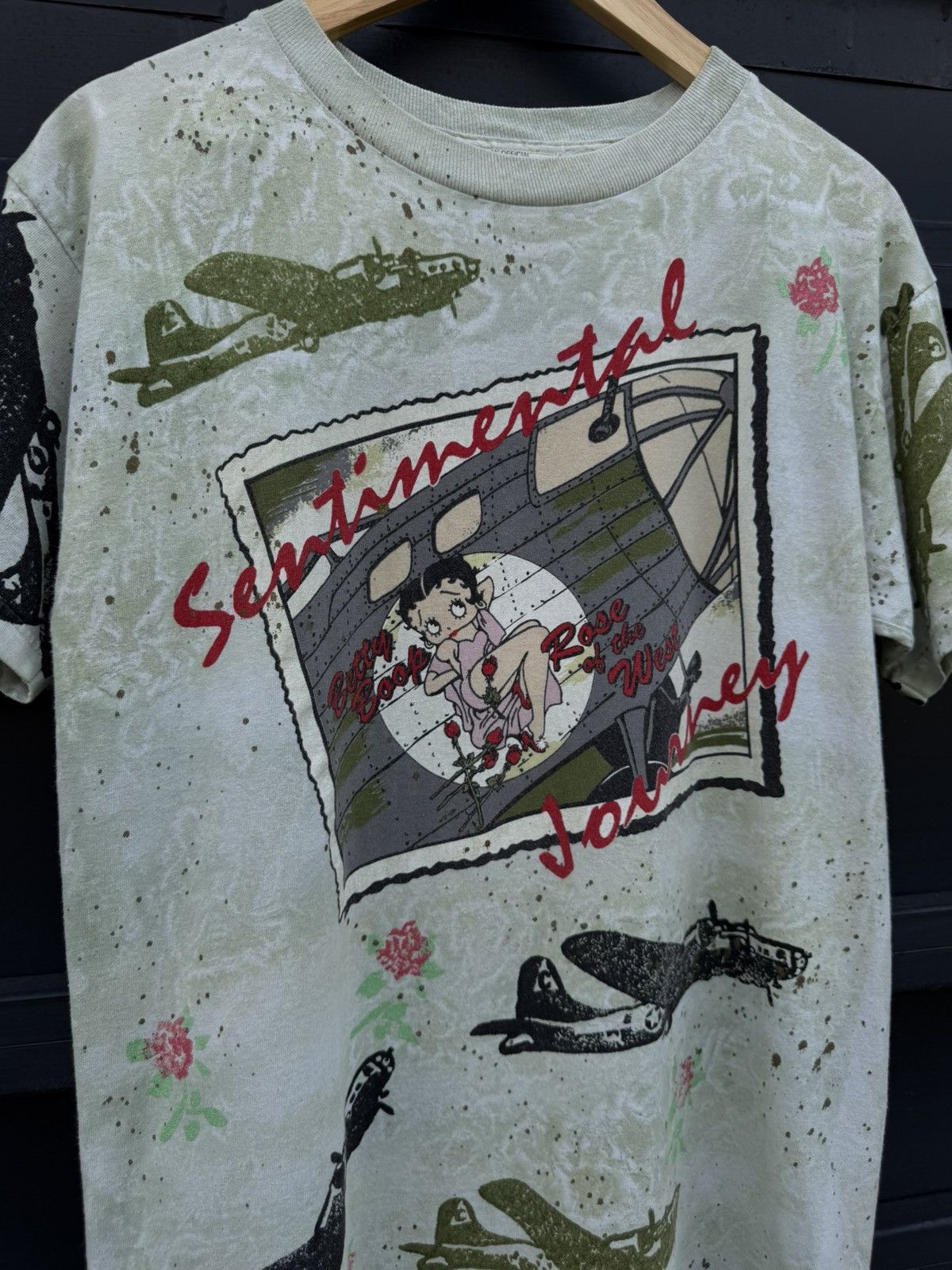 Other Betty Boop AOP Vintage Tee Size US M / EU 48-50 / 2 - 2 Thumbnail