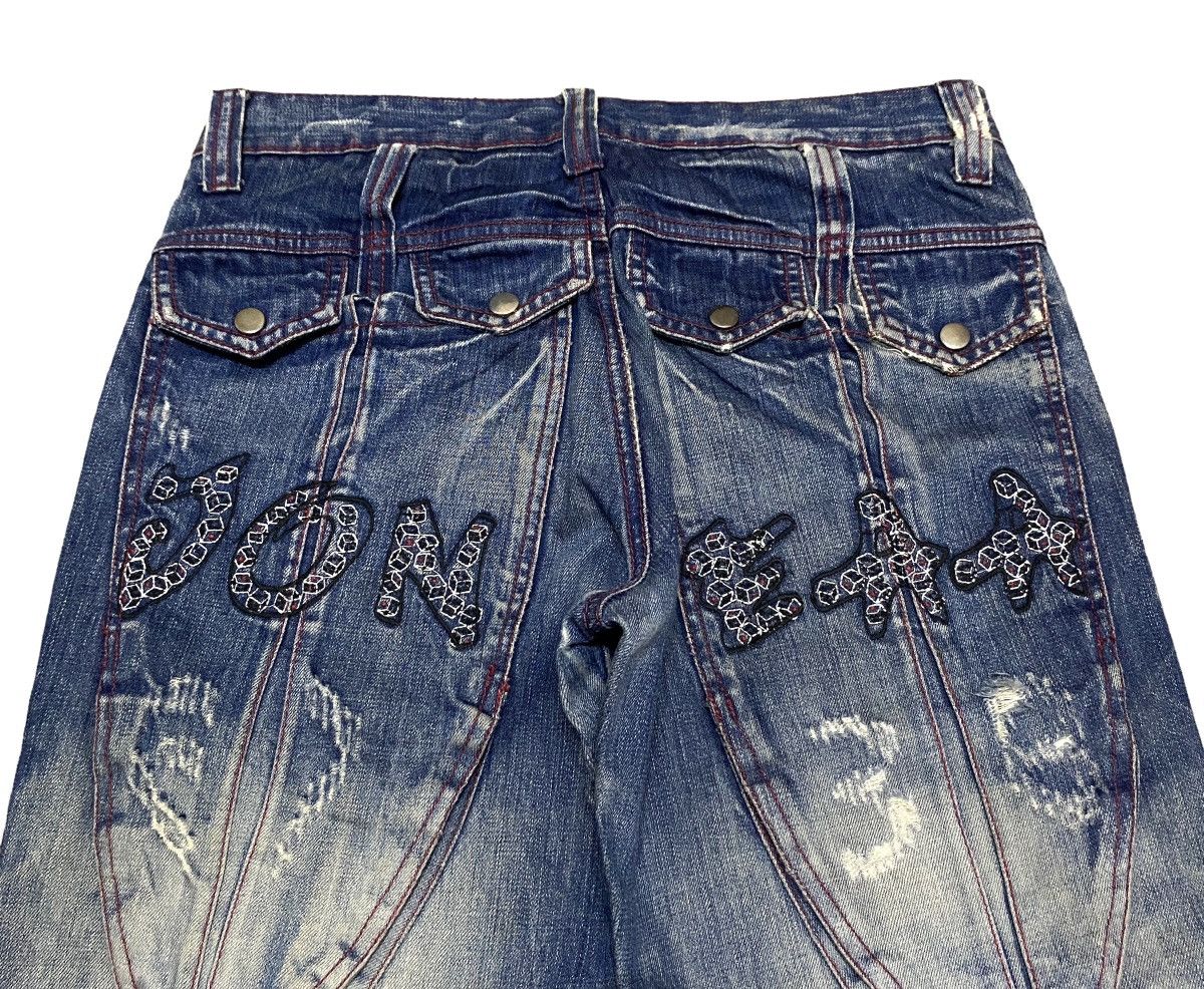 If Six Was Nine Rare Design Vintage Japanese Brand Joneaa Jeans 2000s Size US 32 / EU 48 - 4 Thumbnail