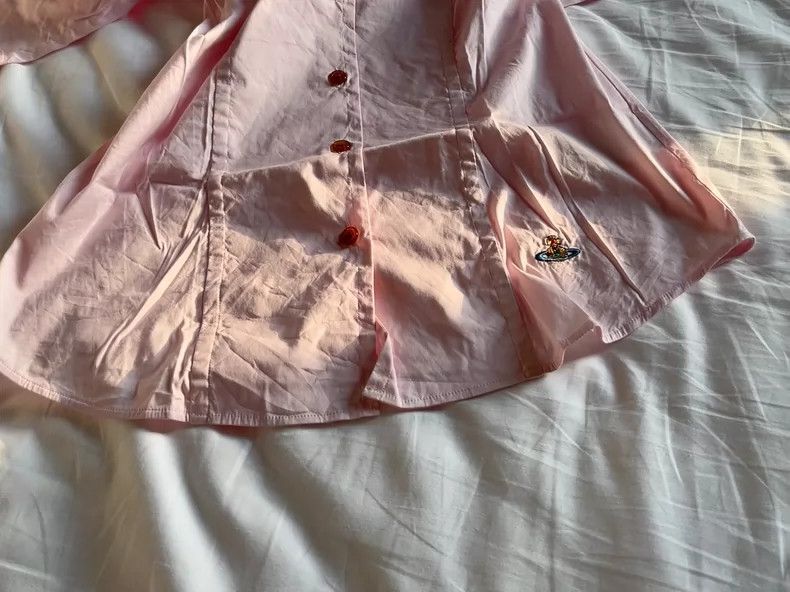 Vivienne Westwood Vivienne Westwood Pink hollow heart half sleeve shirt Size XS / US 0-2 / IT 36-38 - 8 Thumbnail