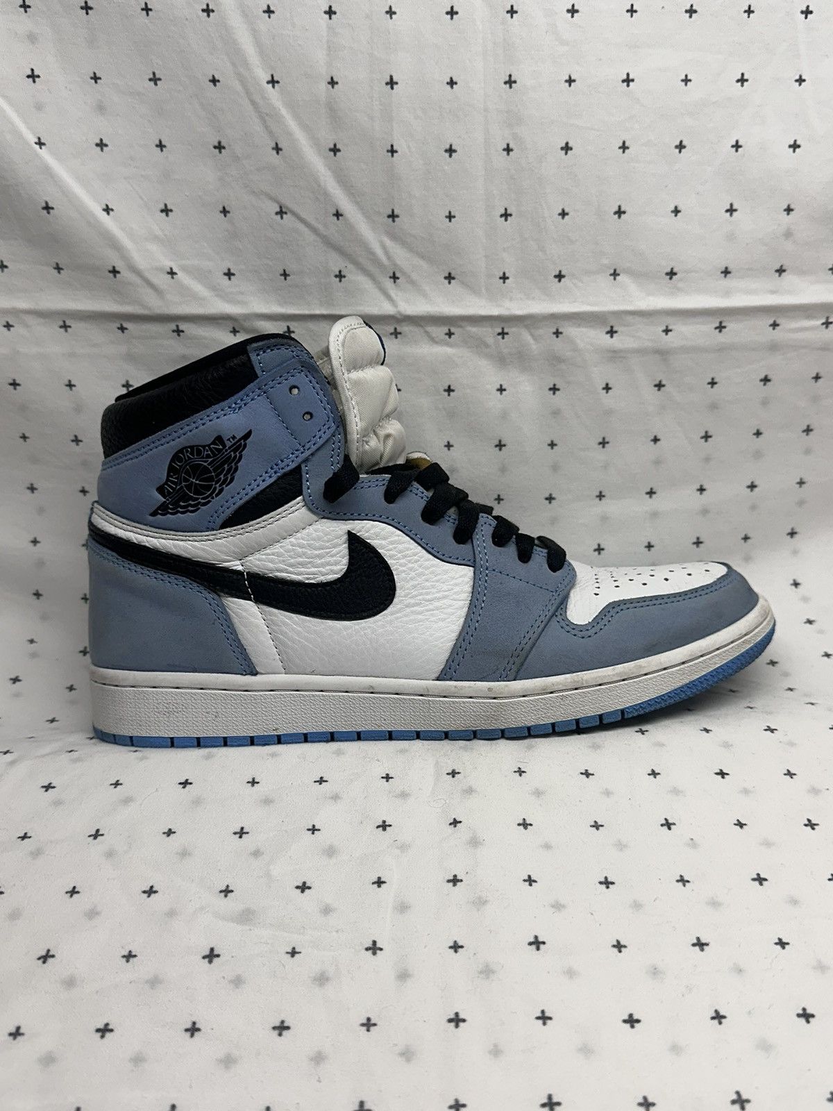 Nike University Blue Air Jordan 1 Retro High *used Size US 9 / EU 42 - 13 Thumbnail