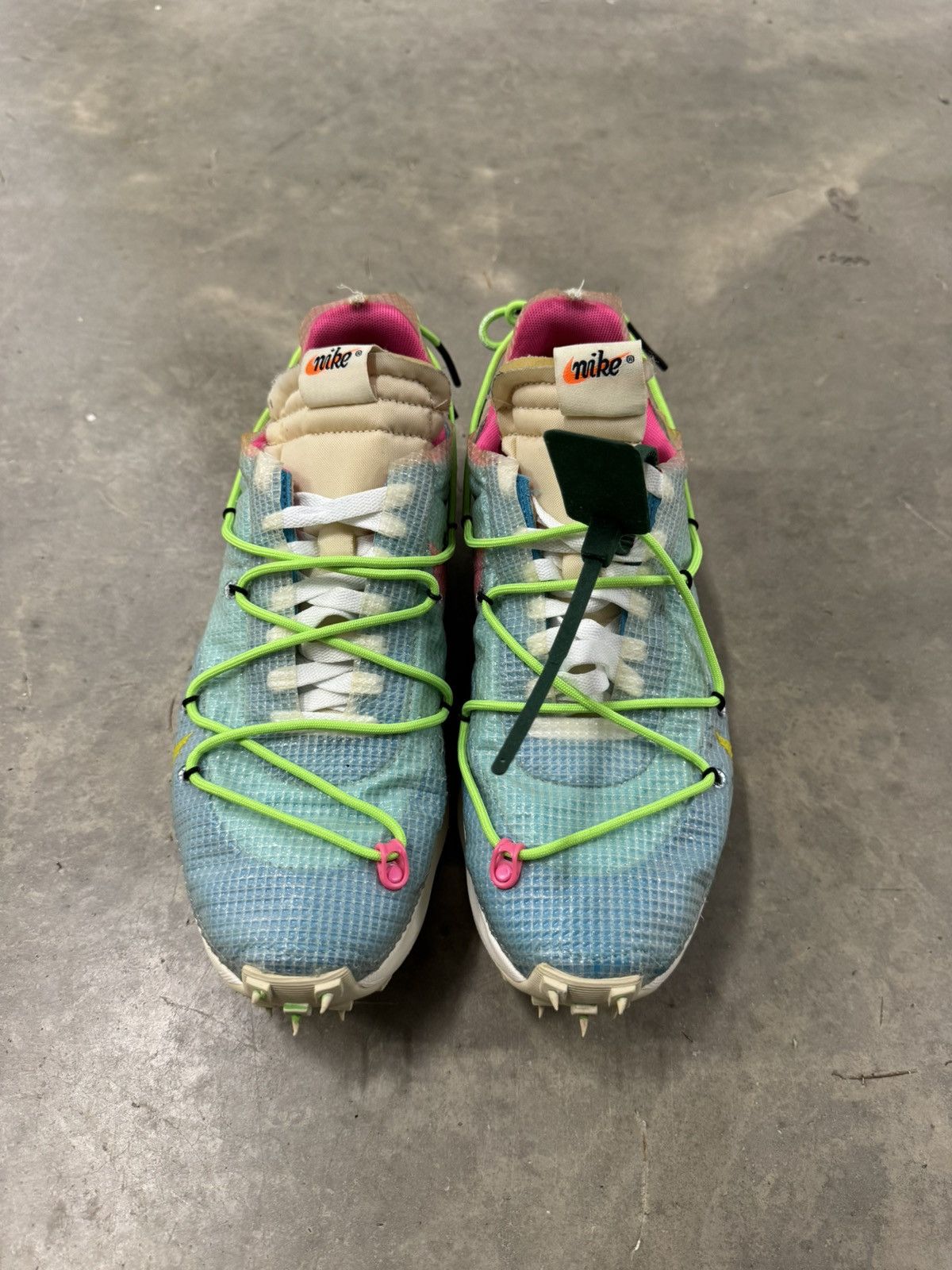 Nike × Off-White Nike Vapor Street WMNS Off-White Polarized Blue Size 12W Size US 12 / IT 42 - 4 Thumbnail