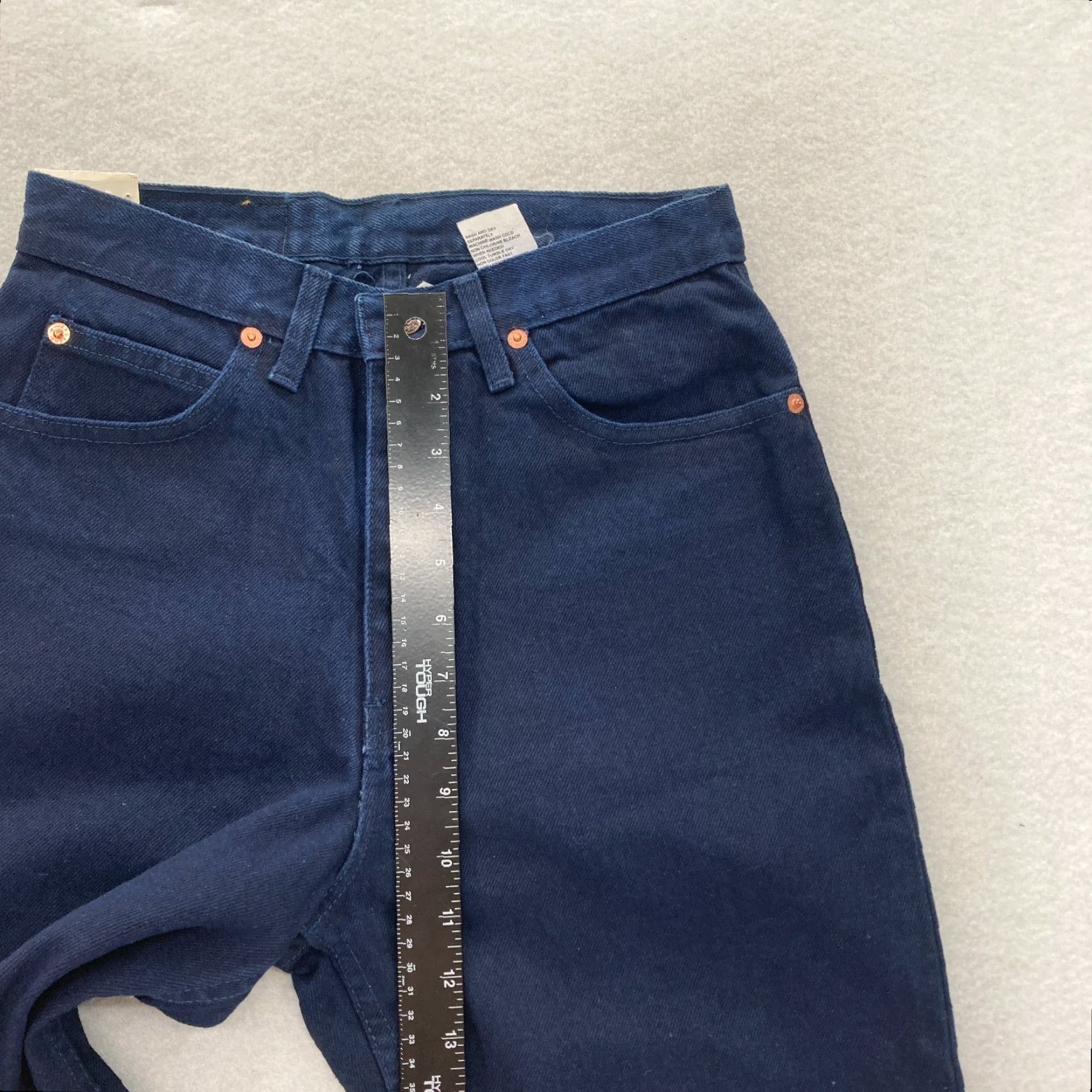 Jordache Vintage Jordache Jeans Women's 8 Tapered Blue Denim Western Cowgirl NWT Size 30" / US 8 / IT 44 - 7 Thumbnail