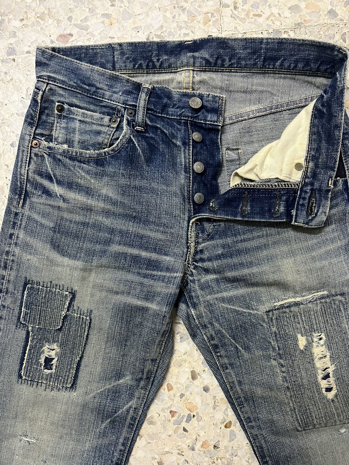 Spellbound Vintage Japanese brand spellbound distressed denim Size US 30 / EU 46 - 7 Thumbnail