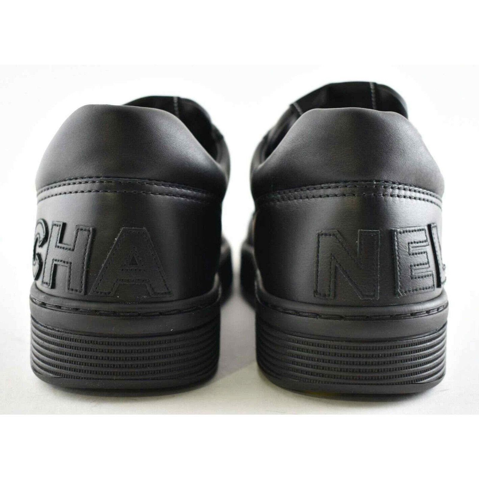 Chanel Chanel Leather Lace Up Tie Low Top Trainer Sneaker 44 11 Size US 11 / EU 44 - 8 Thumbnail