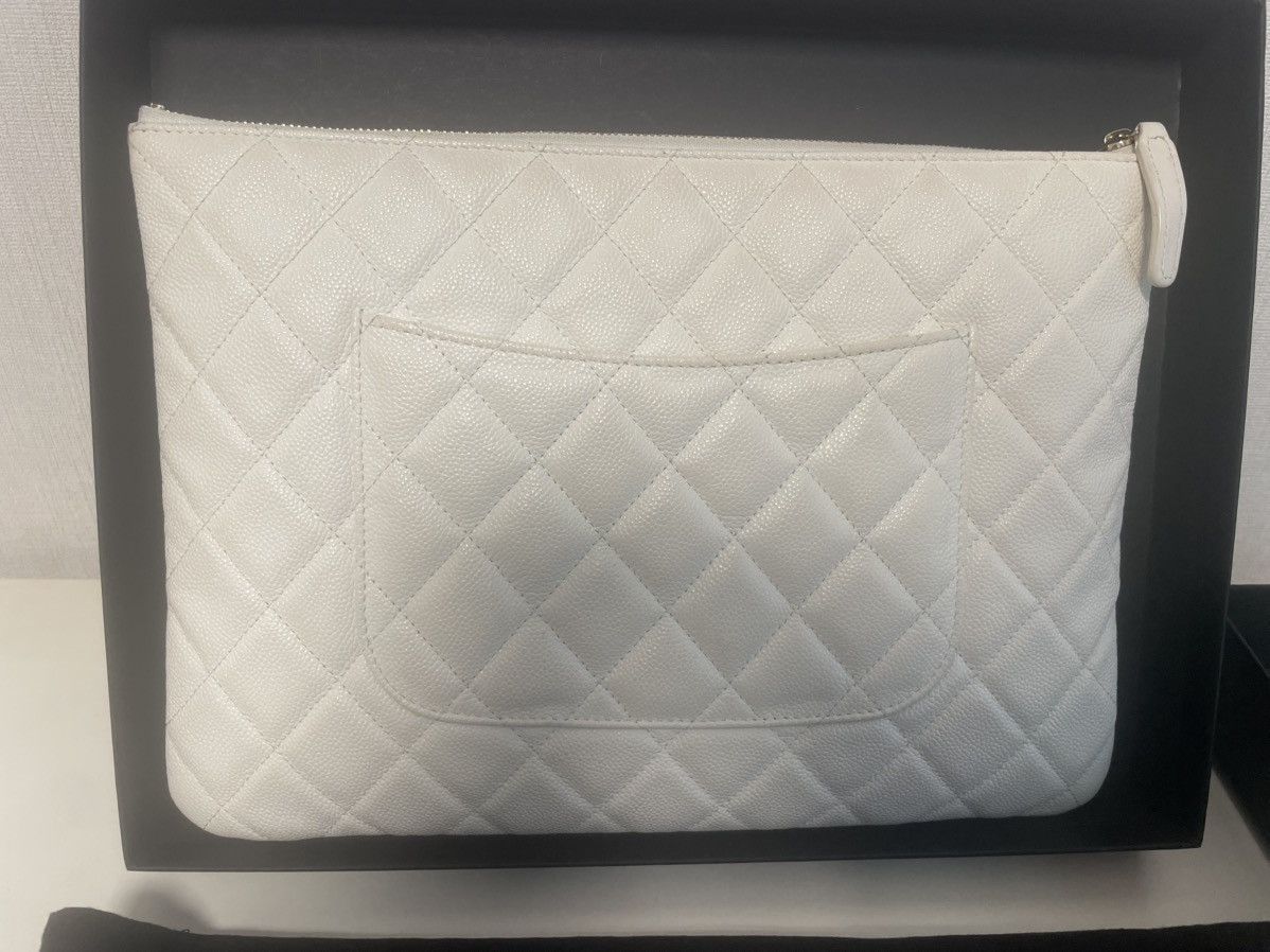Chanel Chanel caviar clutch white Size ONE SIZE - 2 Thumbnail