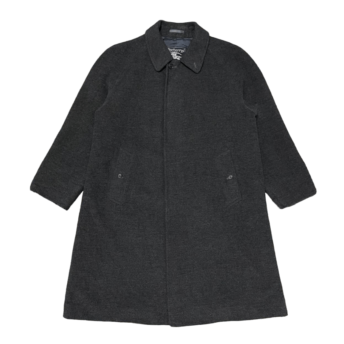 Burberry Vintage Burberry Wool & Cashmere Long Coat Size US L / EU 52-54 / 3 - 1 Thumbnail