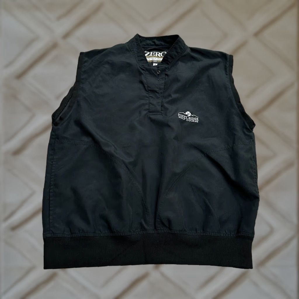 Vintage VINTAGE Zero Restriction Vest Womens M Black 1/4 Snap Outerwear Golf Sports Size M / US 6-8 / IT 42-44 - 1 Thumbnail