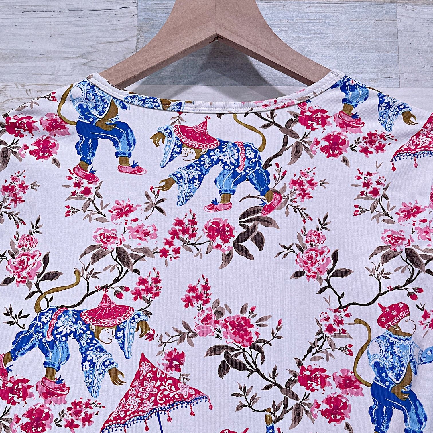 J.McLaughlin J MCLAUGHLIN Floral Asian Painting 3/4 Sleeve Top Womens XS Size XS / US 0-2 / IT 36-38 - 5 Thumbnail