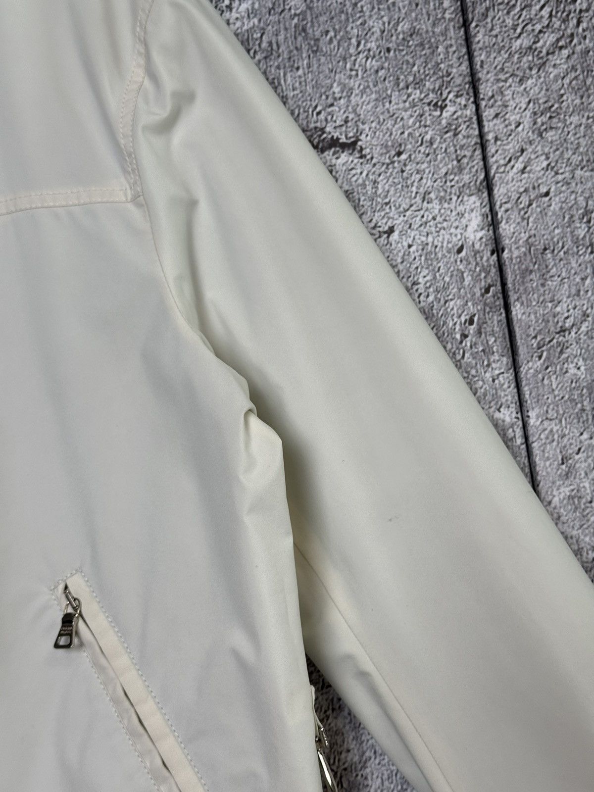 Prada Prada Sport Gore-Tex White Technical Bomber Jacket Size 56 Size US XL / EU 56 / 4 - 12 Thumbnail