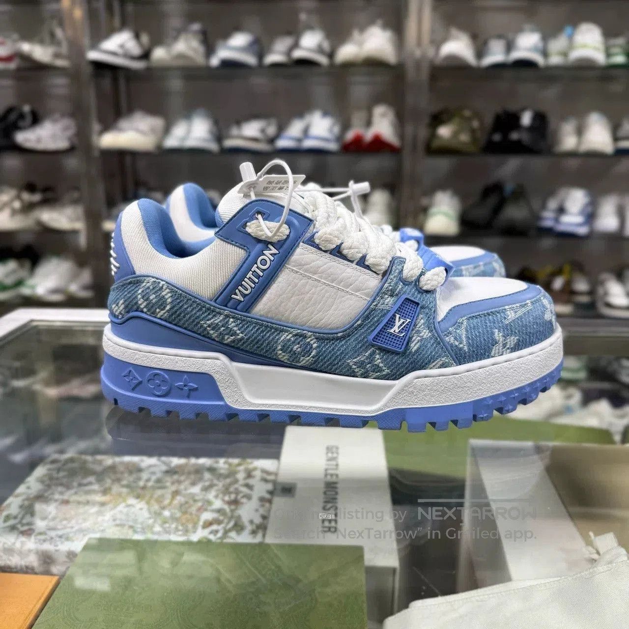 Louis Vuitton LV TRAINER Maxi Sneakers. Size US 10 / EU 43 - 2 Thumbnail