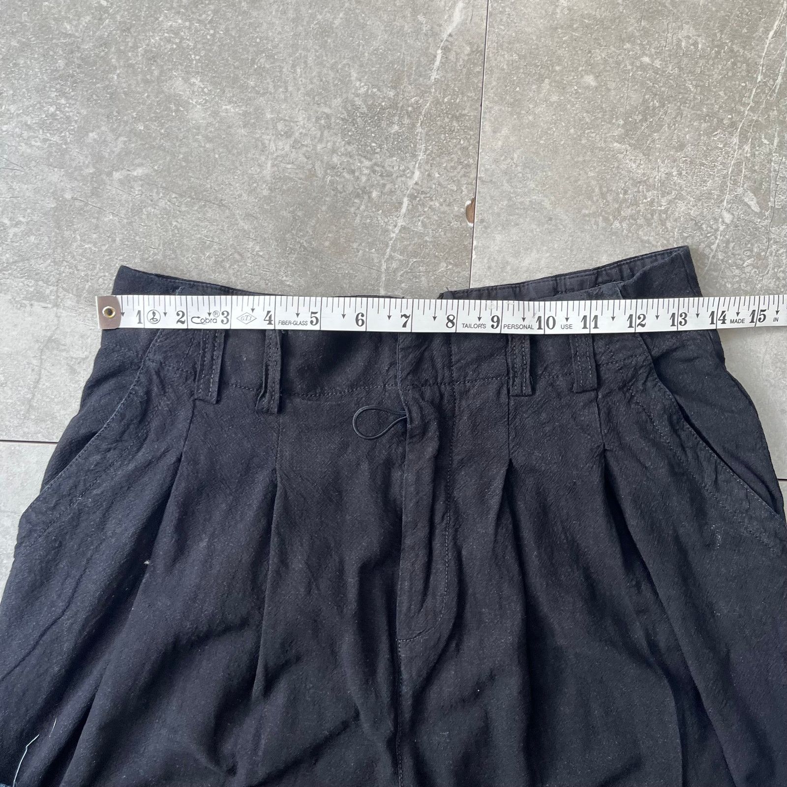 Free People Free people High-Waisted Black Pleated Cropped Trousers Size 26" / US 2 / IT 38 - 7 Thumbnail