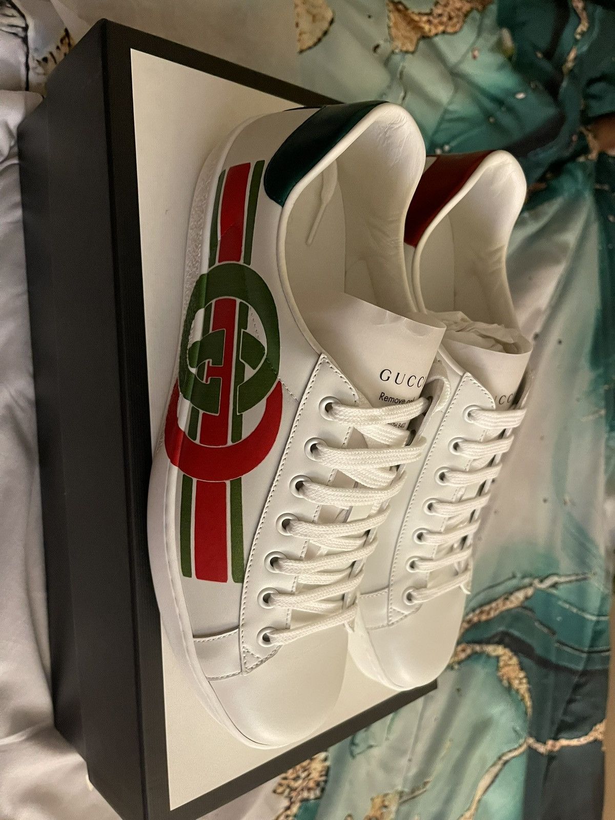 Gucci Gucci ace logo sneaker Size US 9 / EU 42 - 5 Thumbnail
