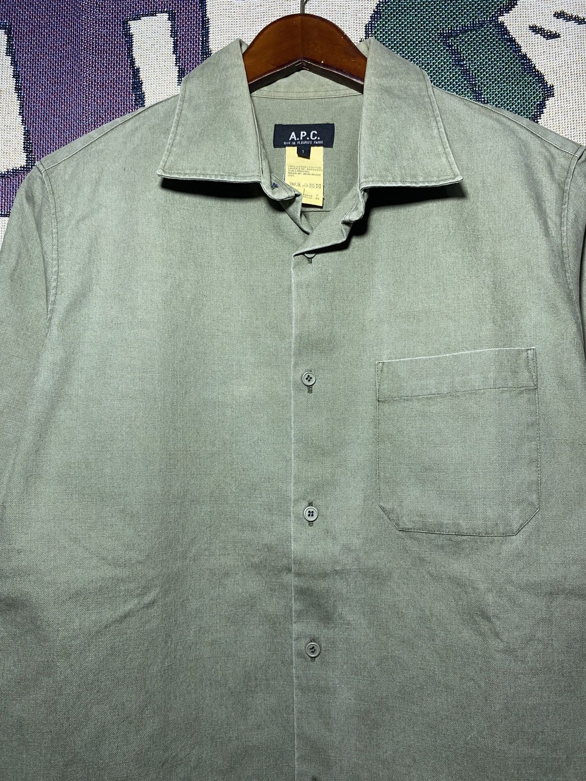 A.P.C. APC Vintage Shirt Rare 90's Size US L / EU 52-54 / 3 - 2 Thumbnail