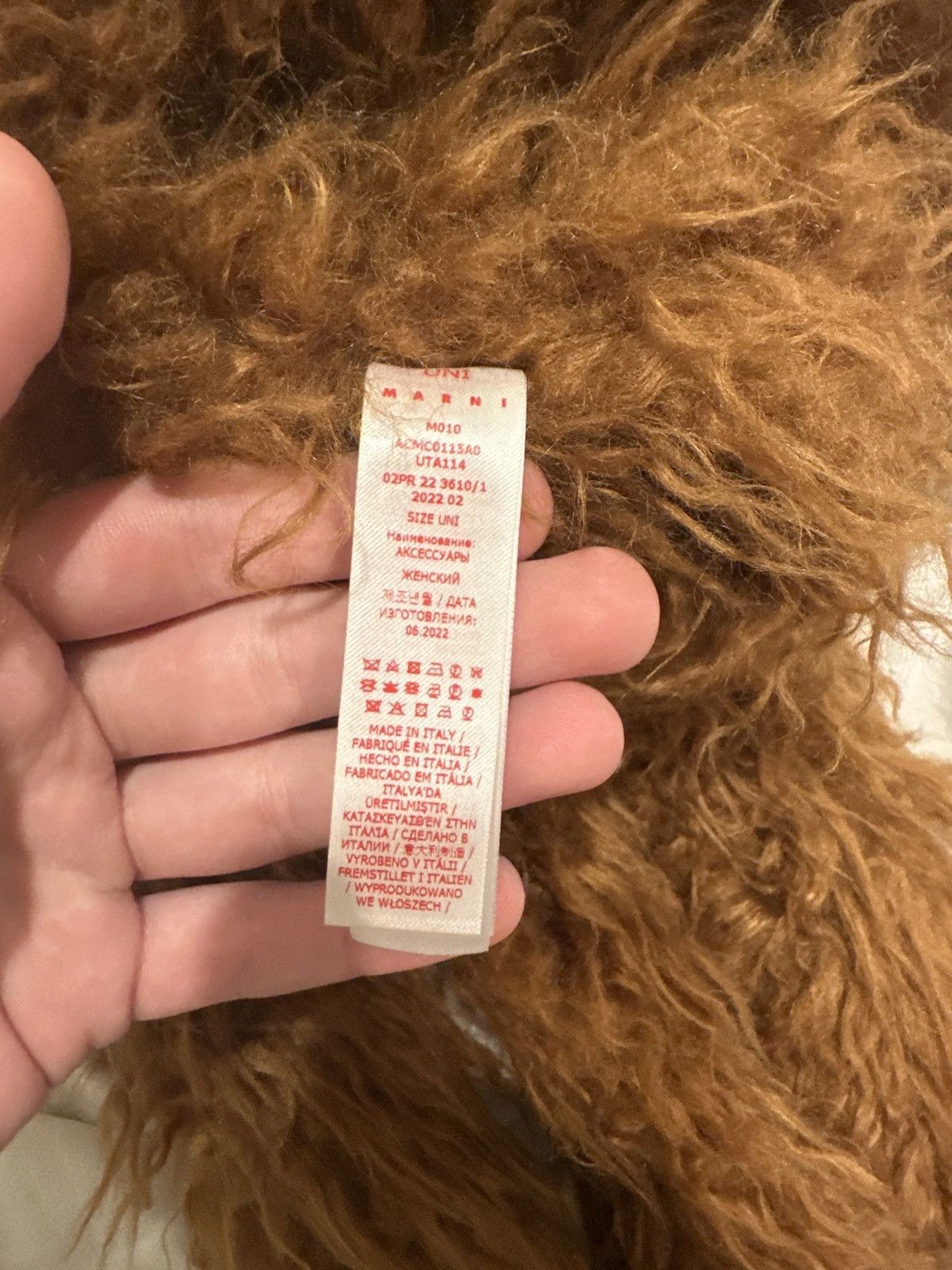 Marni Marni Plush Animal Scarf Size ONE SIZE - 3 Thumbnail