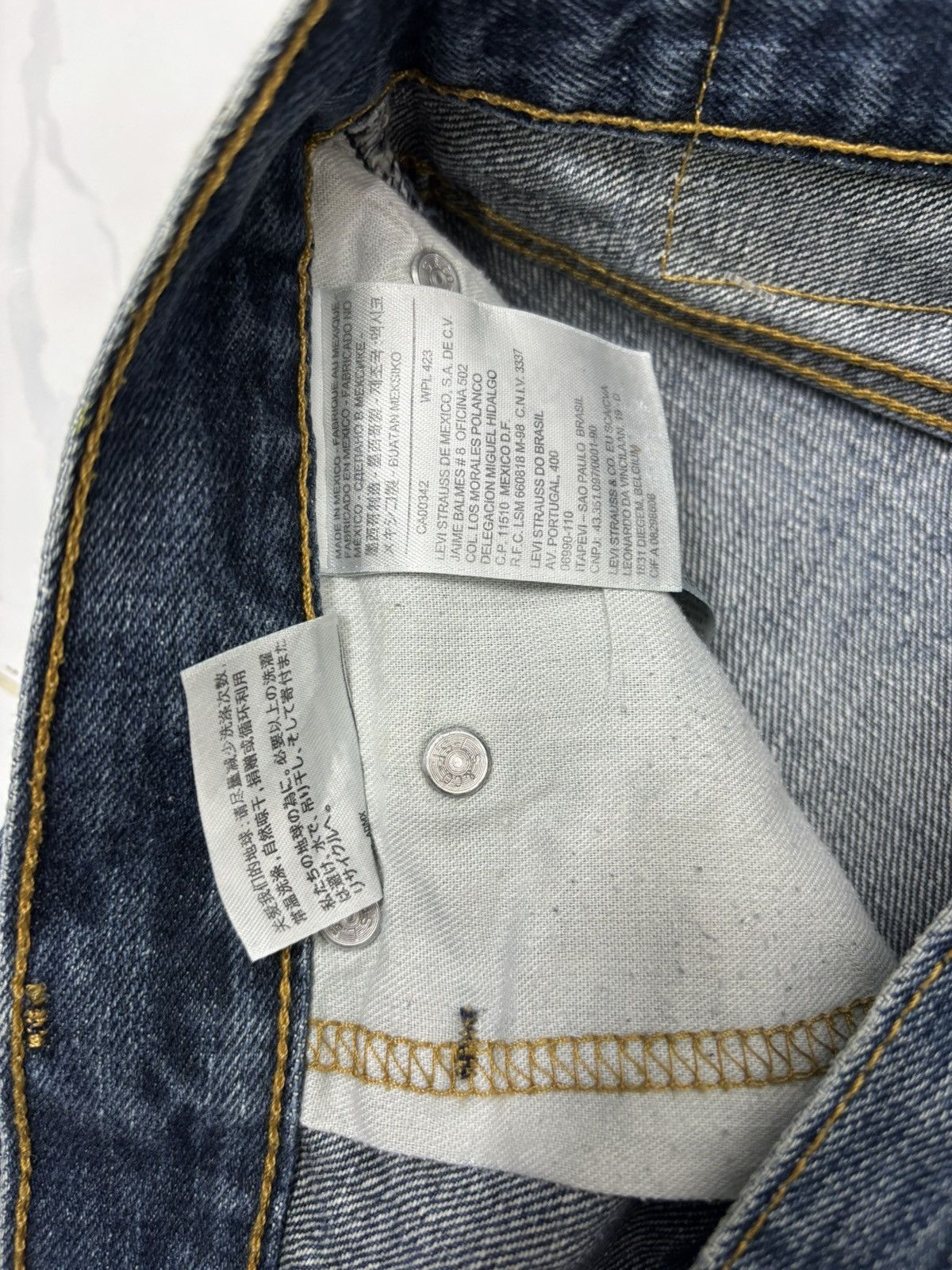 Levi's LEVIS 527 PATCHES DISTRESSED DENIM JEANS Size US 31 - 10 Thumbnail