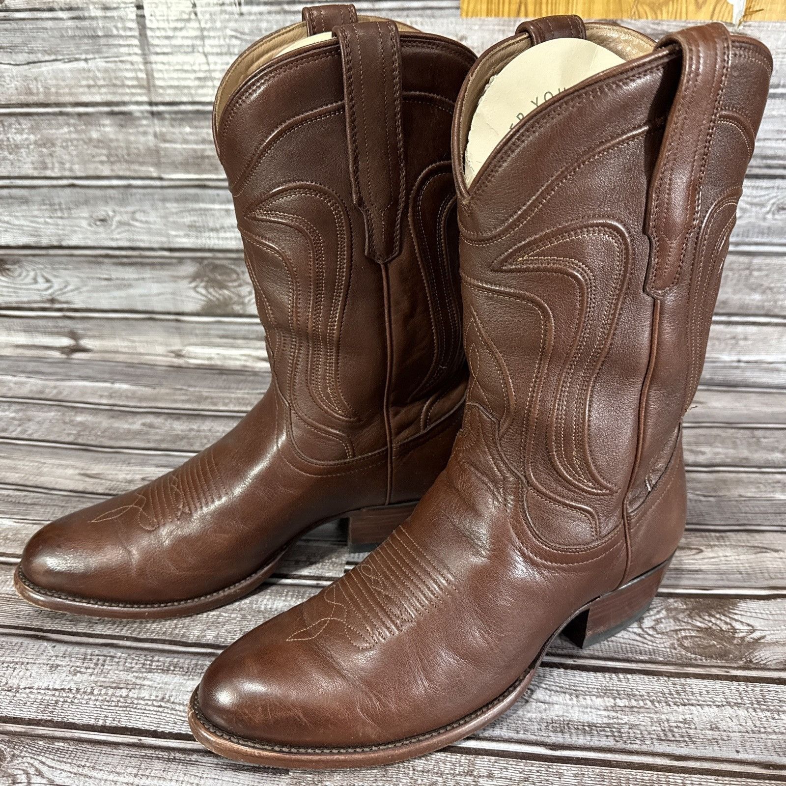 Tecovas Tecovas The Cartwright Cowboy Boots Size 10.5 D color Bourbo Size US 10.5 / EU 43-44 - 1 Thumbnail