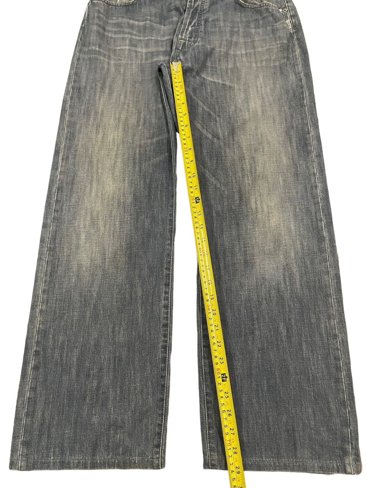 Stone Island Vintage Stone Island Denim Blue Wash Style Loose Jeans Size US 33 - 16 Thumbnail