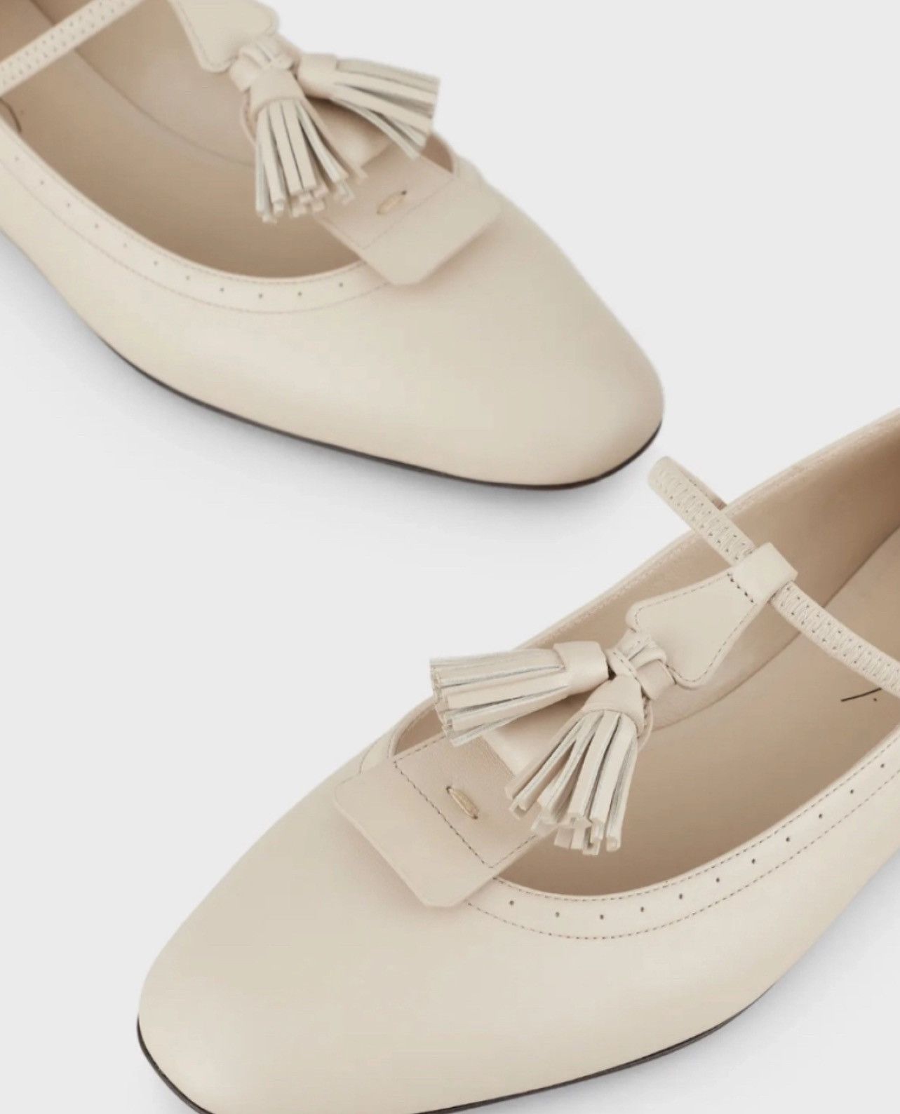 Giorgio Armani GIORGIO ARMANI Leather ballet flats Size US 8.5 / IT 38.5 - 4 Thumbnail