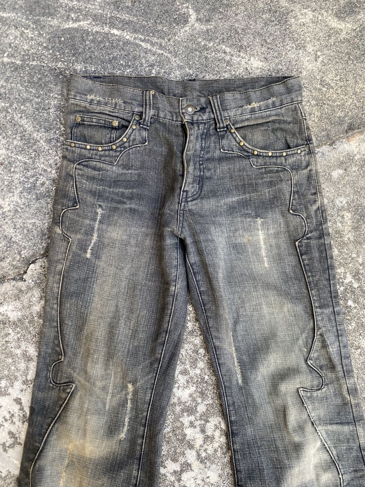 If Six Was Nine Japanese Brands Boot Cut Shinehill Pants - Punk style Size US 32 / EU 48 - 9 Thumbnail