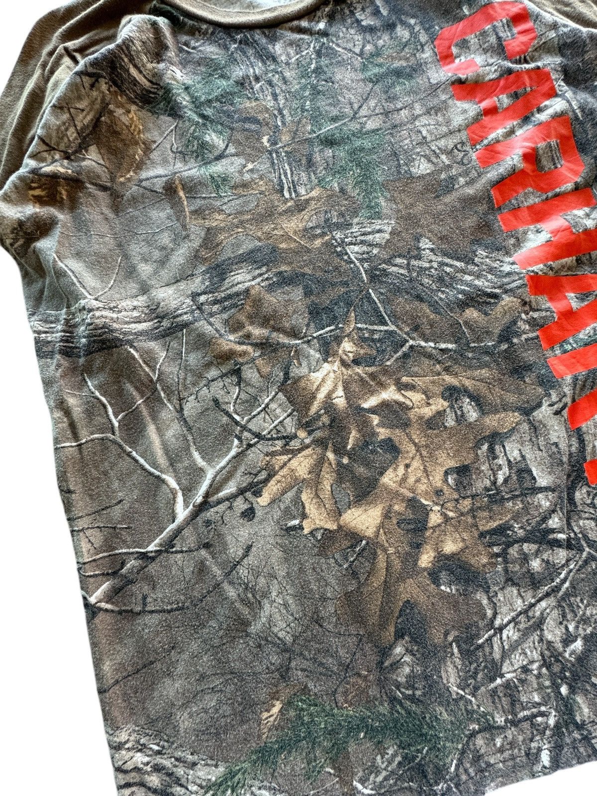 Carhartt Carhartt Long Sleeve Double Sided Woodland Camo Print Tee Size XL / US 12-14 / IT 48-50 - 3 Thumbnail