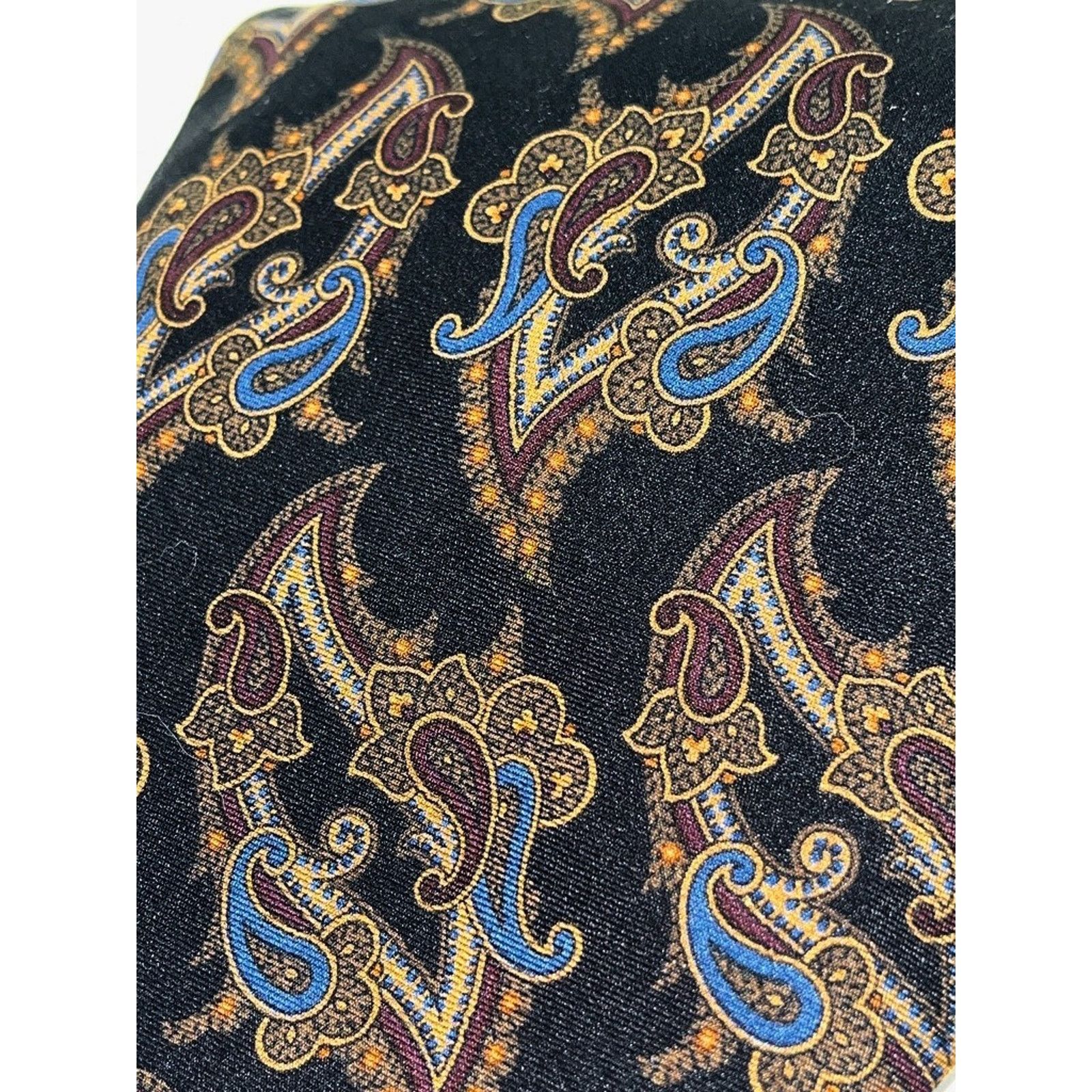 Polo Ralph Lauren Polo Ralph Lauren Paisley Silk Tie Handmade USA Vintage Size ONE SIZE - 6 Thumbnail