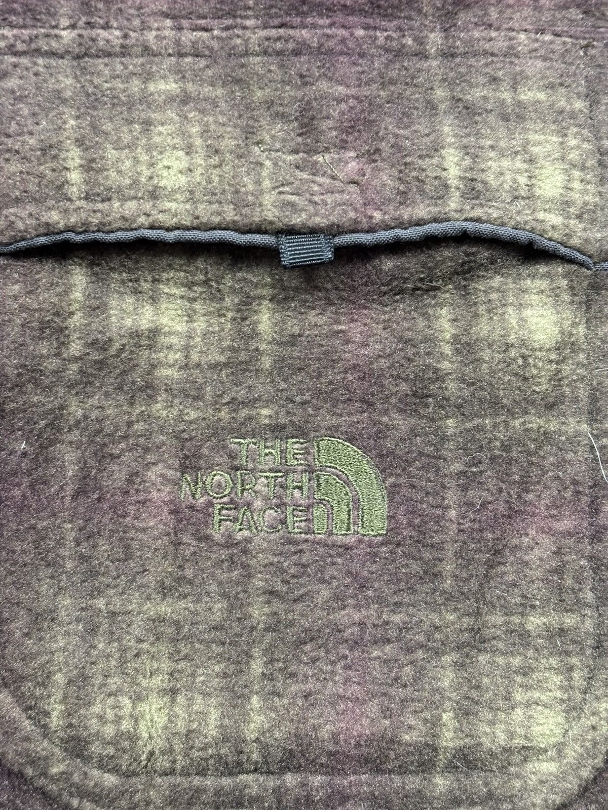 The North Face VTG 90s The North Face Plaid Fleece Lined Zip Up Overshirt Size US XXL / EU 58 / 5 - 7 Thumbnail