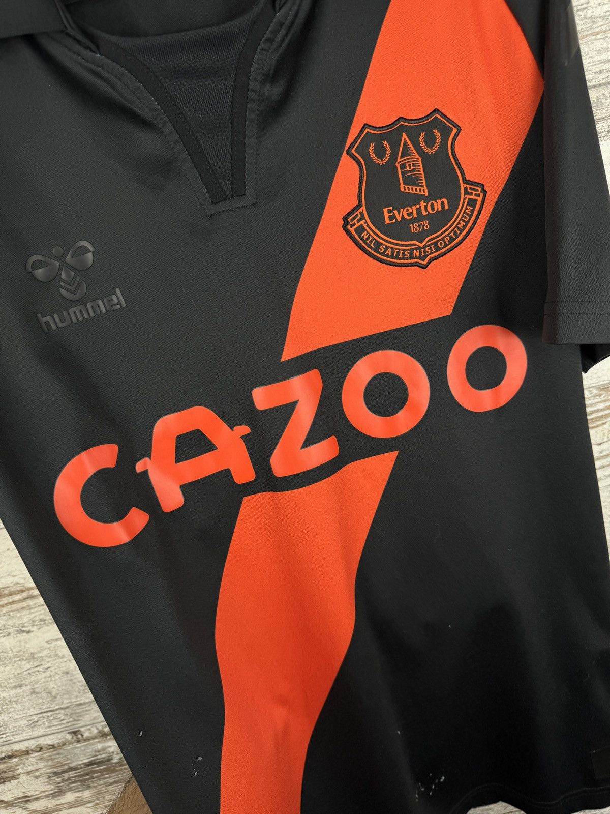 Hummel Mens Hummel Everton FC Godfrey 22 T-shirt soccer jersey tee Size US S / EU 44-46 / 1 - 6 Thumbnail