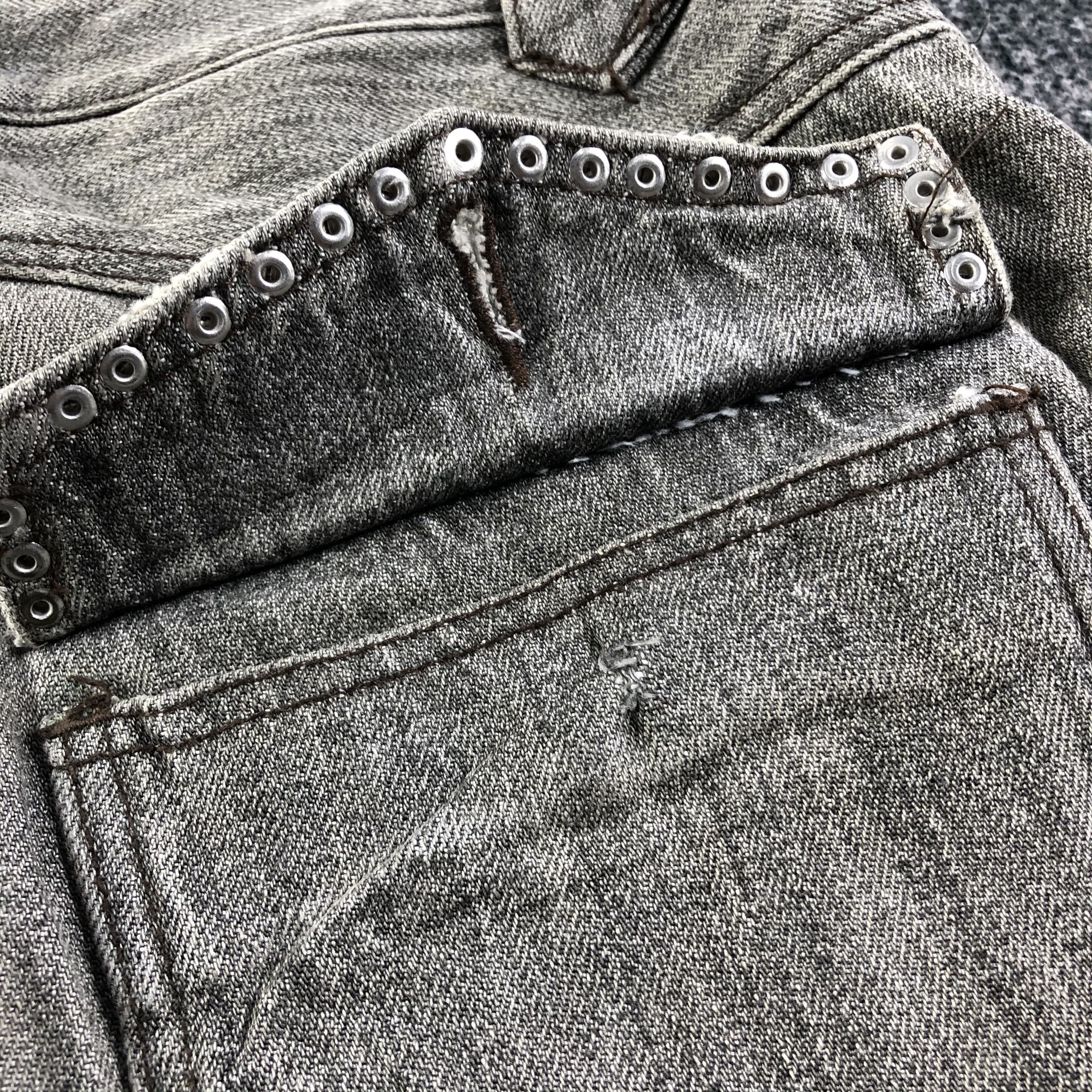 Schlussel Schlussel Jeans Distressed Faded Gay Denim KJ1631 Size US 30 / EU 46 - 7 Thumbnail