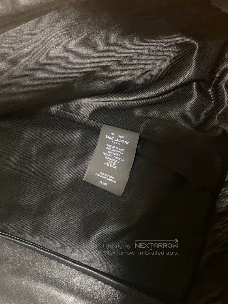 Saint Laurent Paris Saint Laurent Paris Leather Jacket Size XS / US 0-2 / IT 36-38 - 4 Thumbnail
